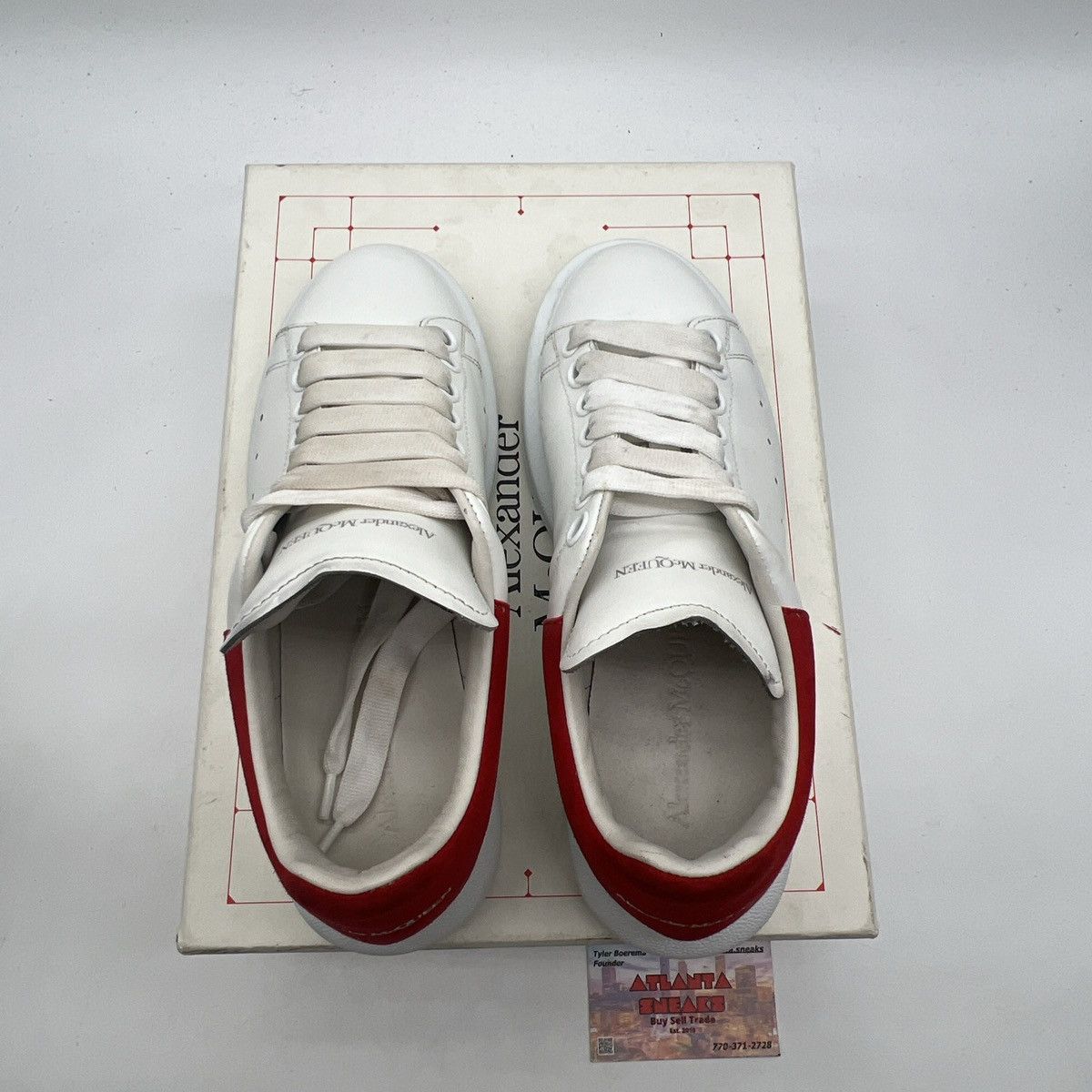 Alexander McQueen Alexander McQueen Wmns oversized sneaker lush red Size US 6 / EU 39 - 9 Thumbnail