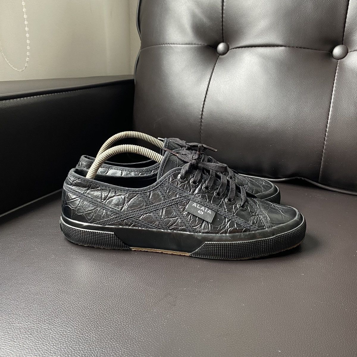 Alaia Superga Sneakers Alaia Superga Mesh Sneakers Superga Crystal