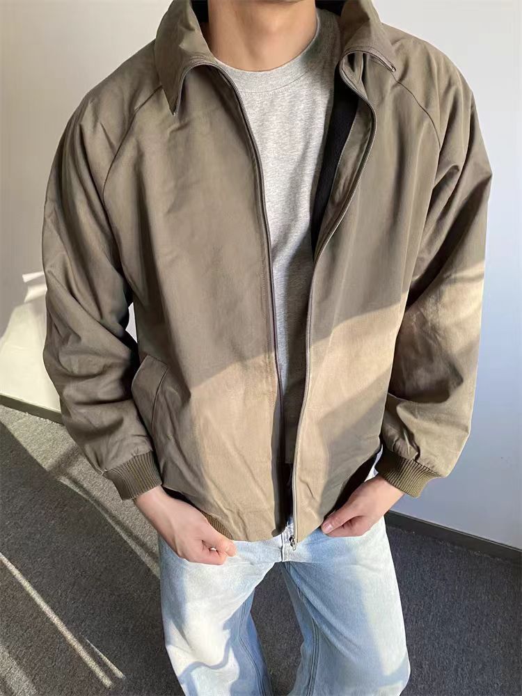 Japanese Brand × Vintage High Street Silhouette Zip Stand Collar Jacket Short Coat Size US M / EU 48-50 / 2 - 2 Thumbnail