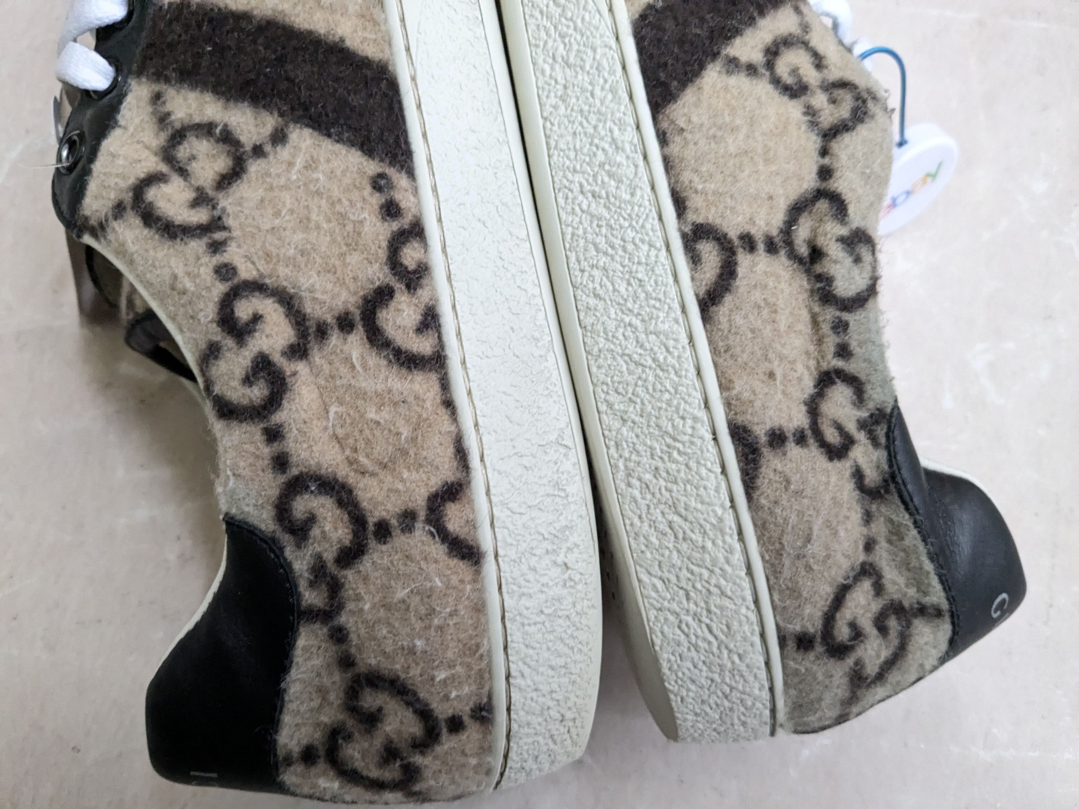 Gucci Gucci Ace Sneakers Monogram 11 Wool Logo GG Low Size US 11 / EU 44 - 11 Thumbnail