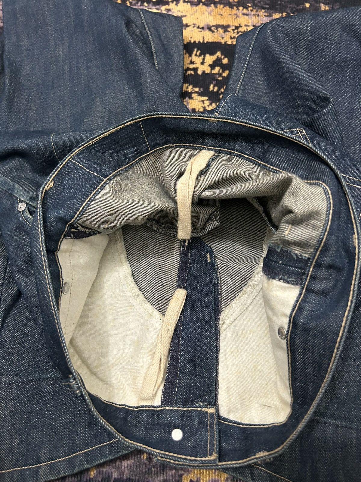 Engineered Garments × Levi's Levis Engineered Distressed Jeans Size US 31 - 13 Thumbnail
