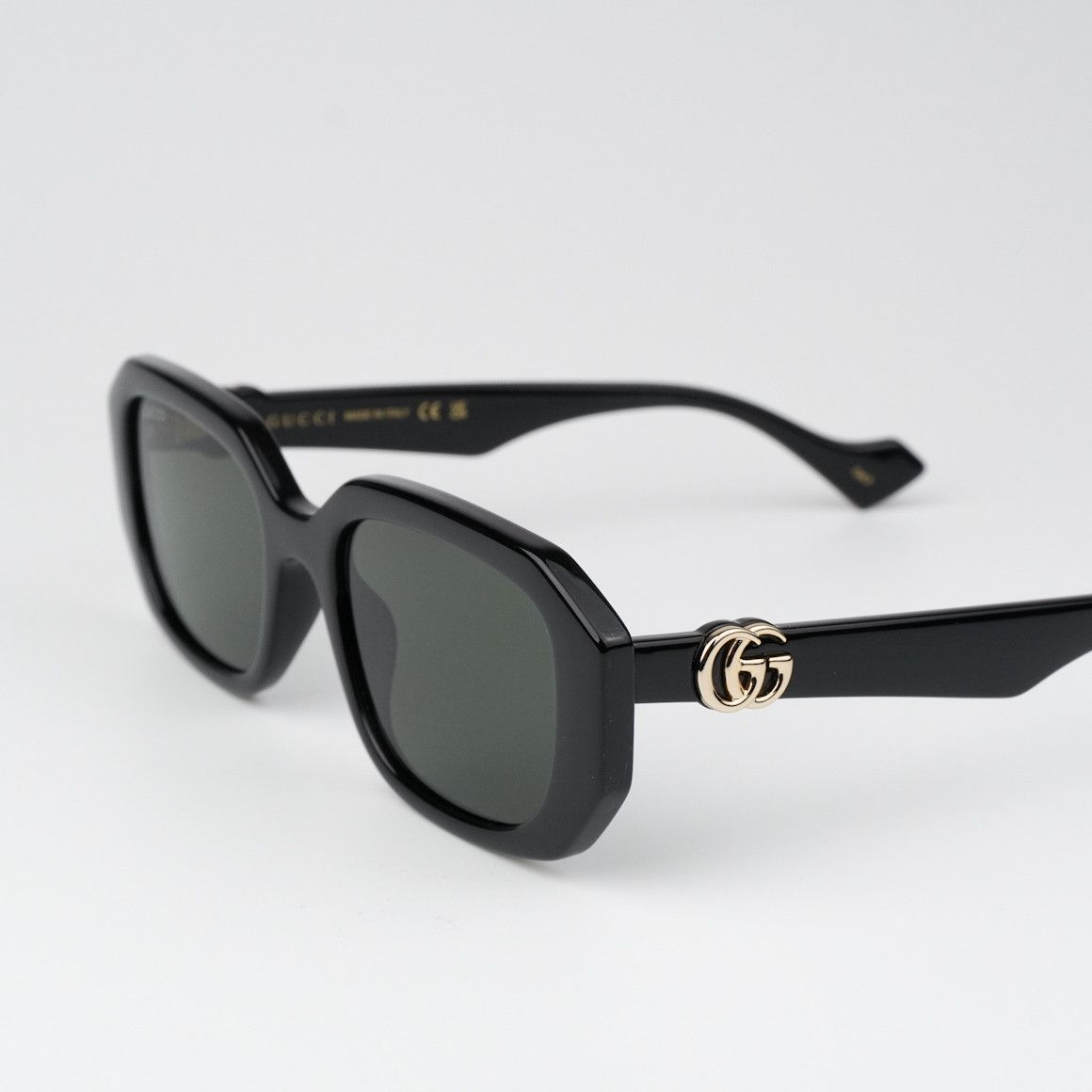 Gucci NEW Gucci GG1535S 001 Black Grey Women Geometric Sunglasses Size ONE SIZE - 6 Thumbnail