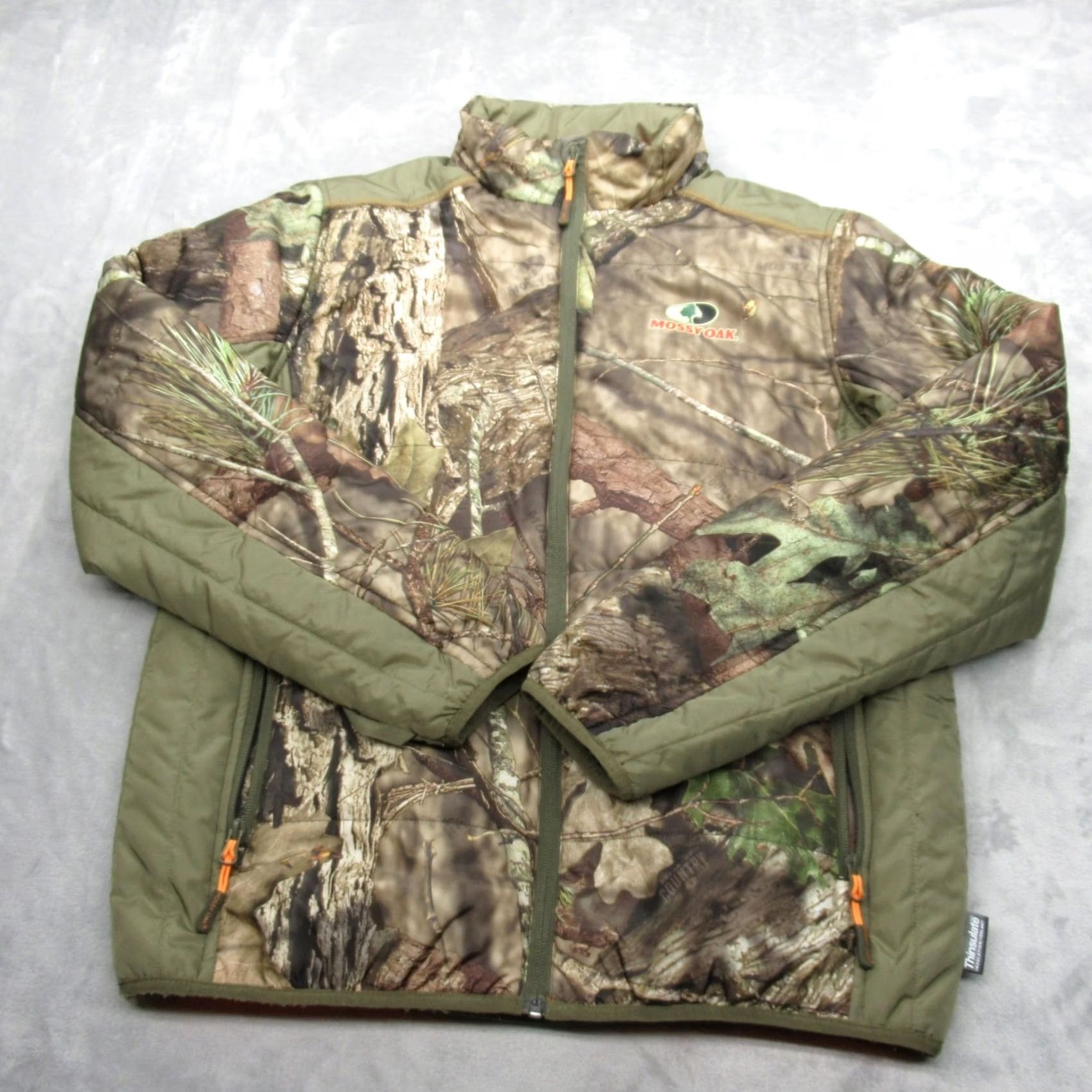 Vintage Mossy Oak Jacket Mens Medium Green Camo Insulated Lightweight Puffer Hunting Size US M / EU 48-50 / 2 - 2 Thumbnail