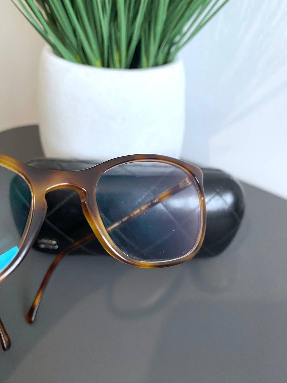Chanel × Designer CHANEL Women's Rectangle Eyeglasses, 3281 c.1295 Size ONE SIZE - 11 Thumbnail