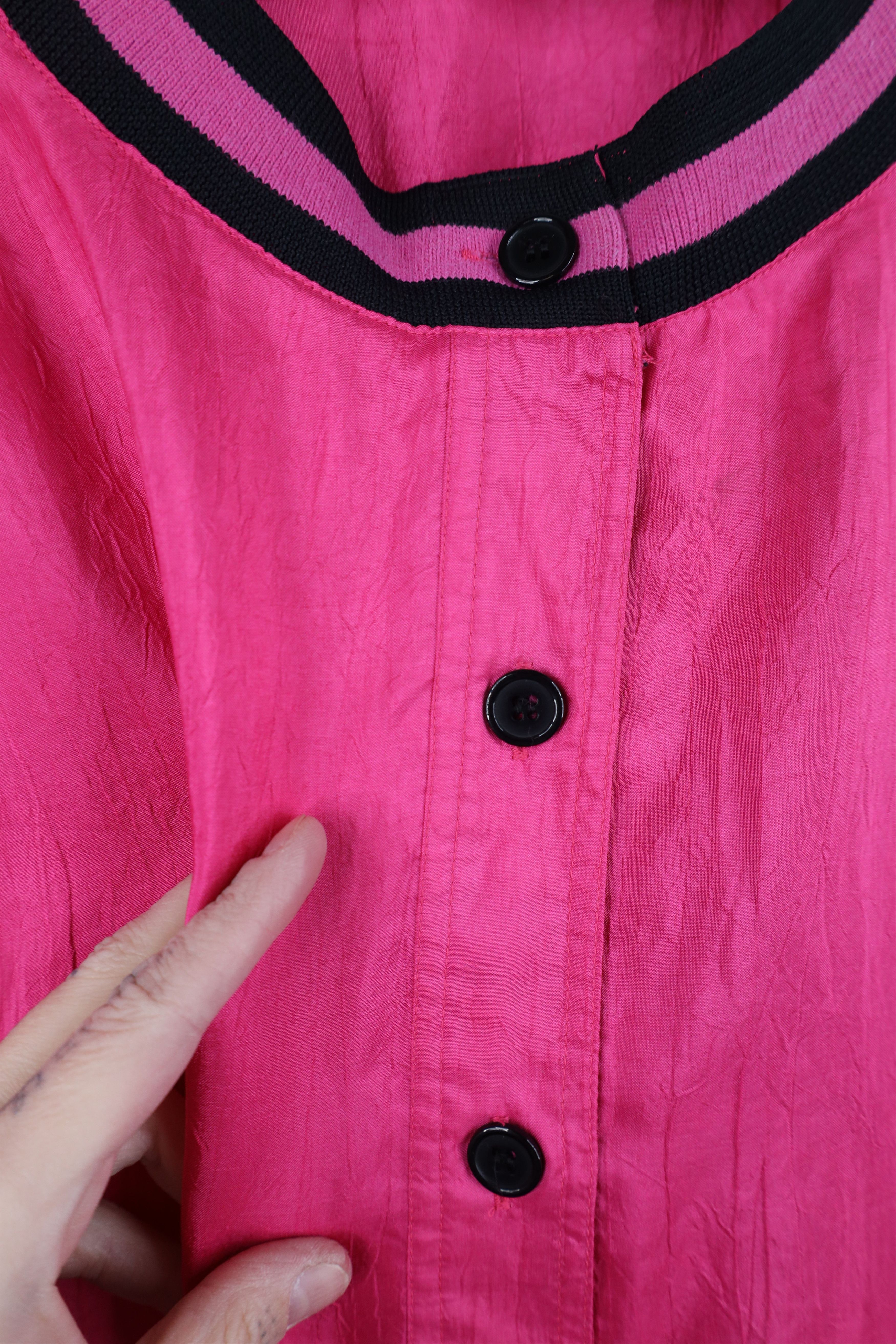 Vintage Vintage 90s Streetwear Lightweight Short Sleeve Jacket Size XL / US 12-14 / IT 48-50 - 4 Thumbnail