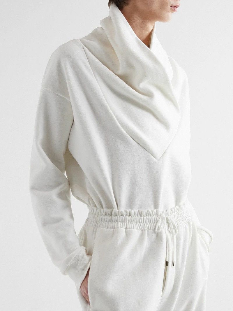 Saint Laurent Paris SAINT LAURENT Shawl Collar Cotton Jersey Sweatshirt Size US L / EU 52-54 / 3 - 2 Thumbnail