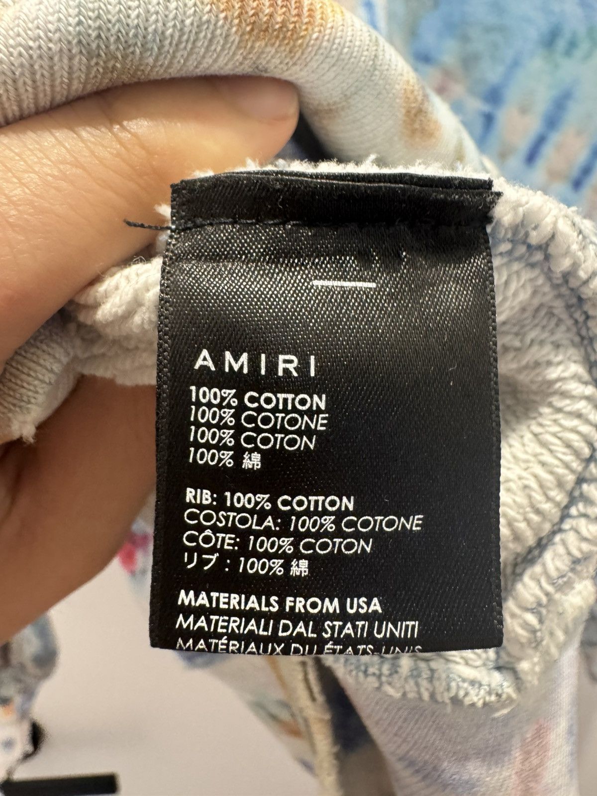 Amiri Amiri Tye-Dye Sweatshirt Size US S / EU 44-46 / 1 - 4 Thumbnail