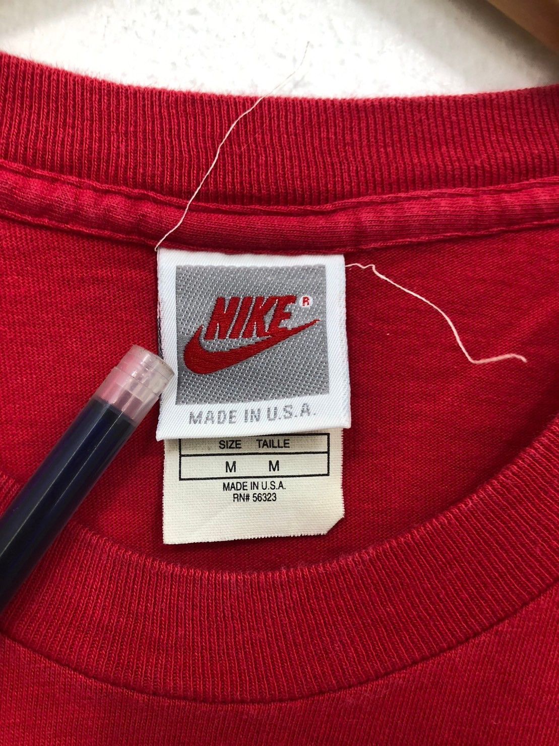 Jordan Brand × Nike × Vintage Vintage 90's Nike Jordan shirt Gray Tag label wts01 Size US M / EU 48-50 / 2 - 8 Thumbnail