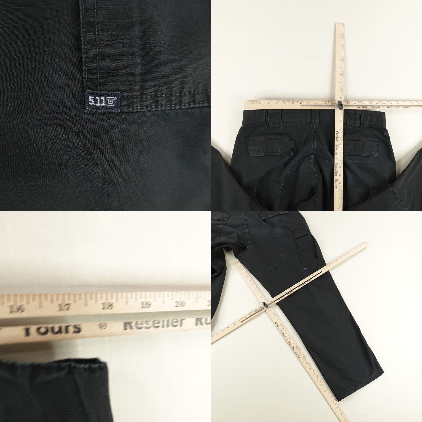 Vintage 5.11 Tactical Pants Mens XL Black Taclite TDU Cargo Ripstop Utility Workwear ^ Size US 31 - 8 Thumbnail