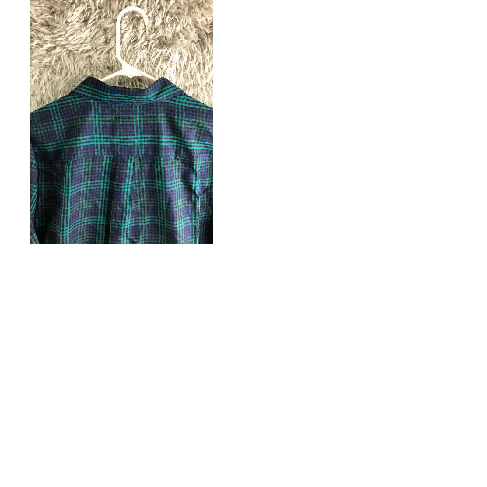 Chaps Chaps Shirt XXL Mens Green Plaid Long Sleeve Spread Collar Shirt Size US XXL / EU 58 / 5 - 9 Thumbnail