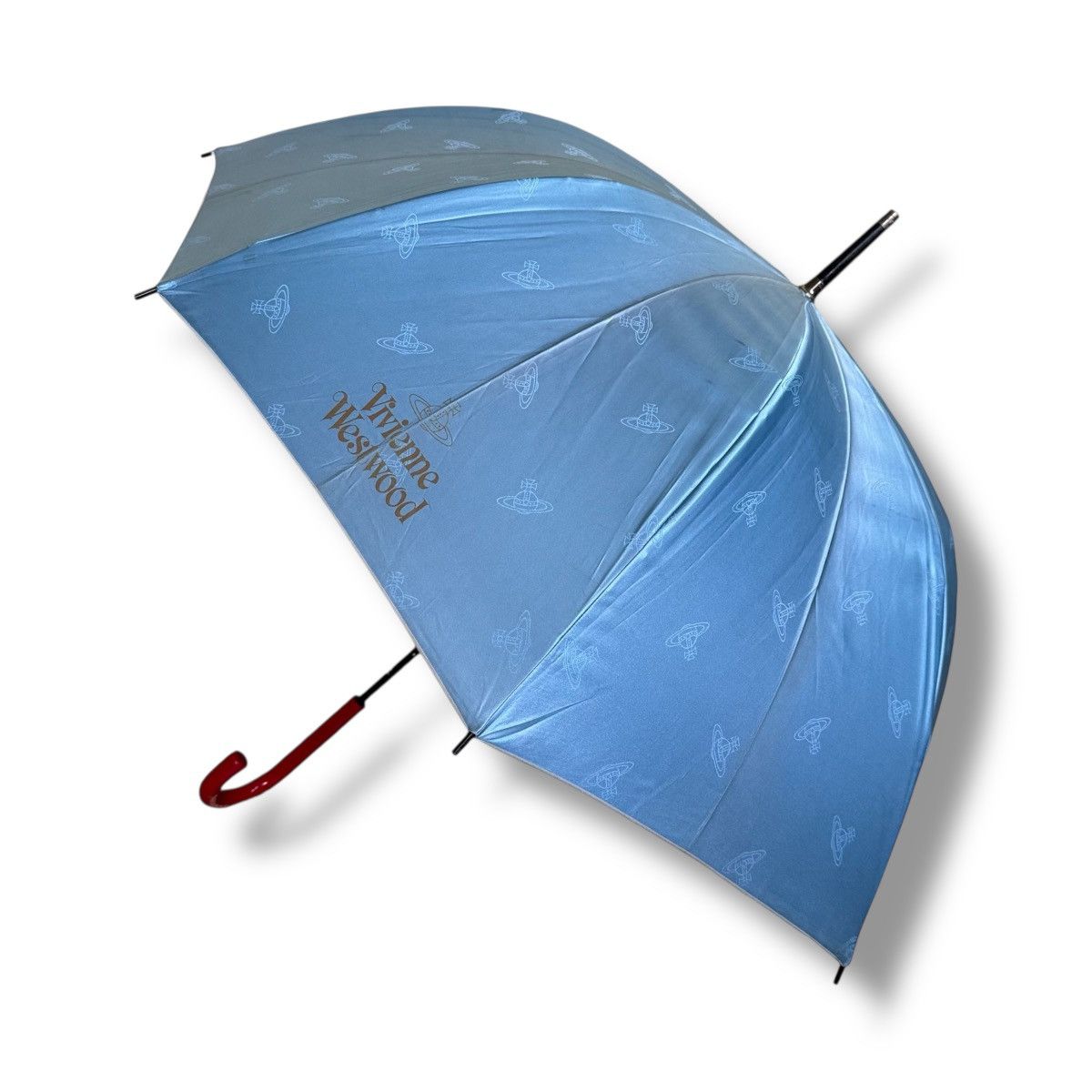 Vivienne Westwood Vivienne Westwood Silk Blue Monogram Umbrella Size ONE SIZE - 1 Thumbnail