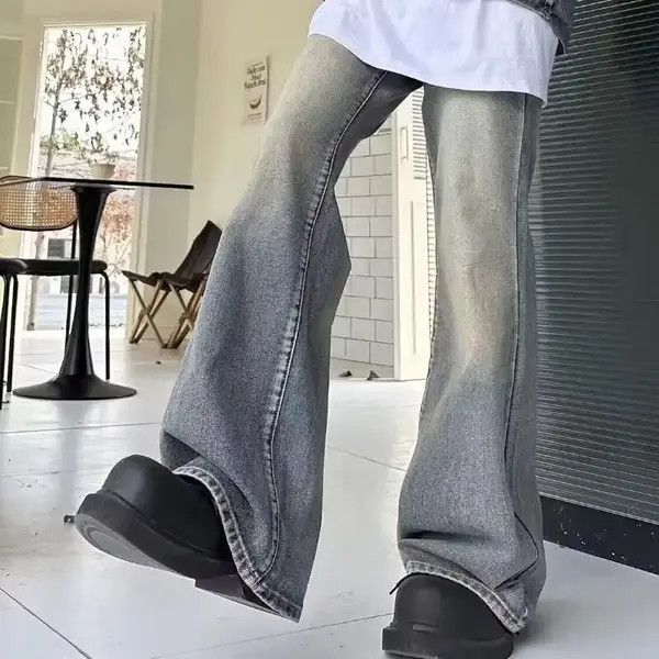 VIBE Y2k 90s Flare Baggy Jeans Unisex Size US 28 / EU 44 - 1 Thumbnail