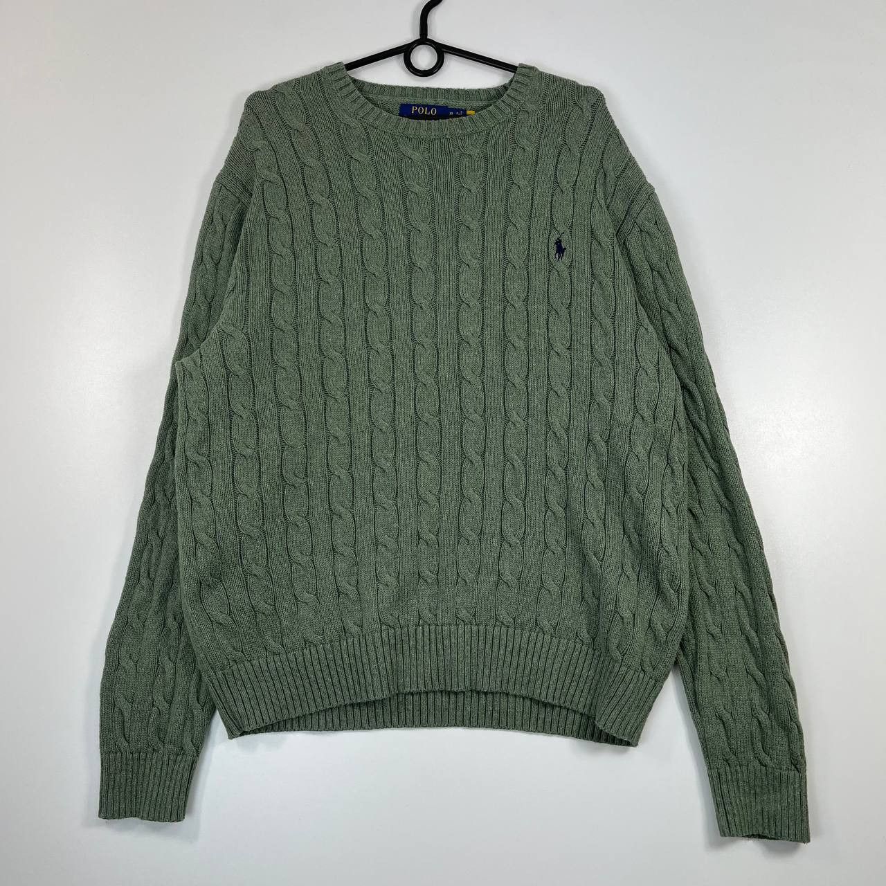 Polo Ralph Lauren Polo Ralph Lauren Cable Knit Crewneck Sweater Mens Size XL Size US XL / EU 56 / 4 - 1 Thumbnail