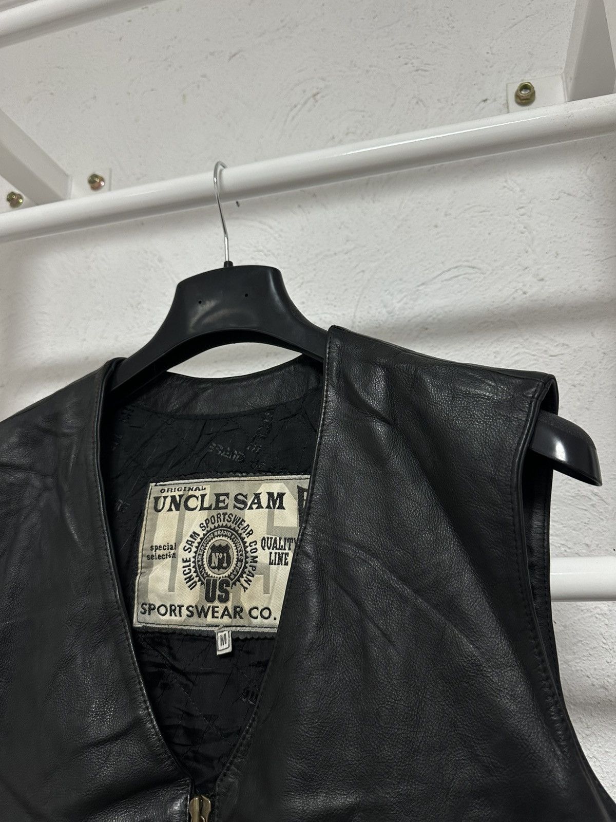 Other Uncle Sam Avant-Garde Leather Vest M Size Moto Jacket Size US M / EU 48-50 / 2 - 2 Thumbnail