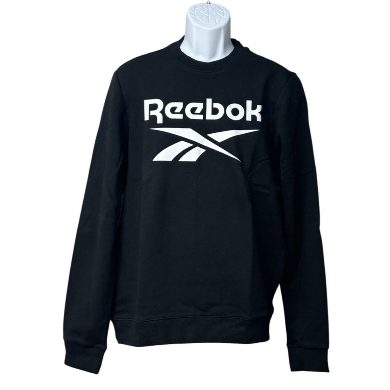 Reebok Reebok Men's Identity Big Logo Crew in Black, Sz. M Size US M / EU 48-50 / 2 - 10 Thumbnail