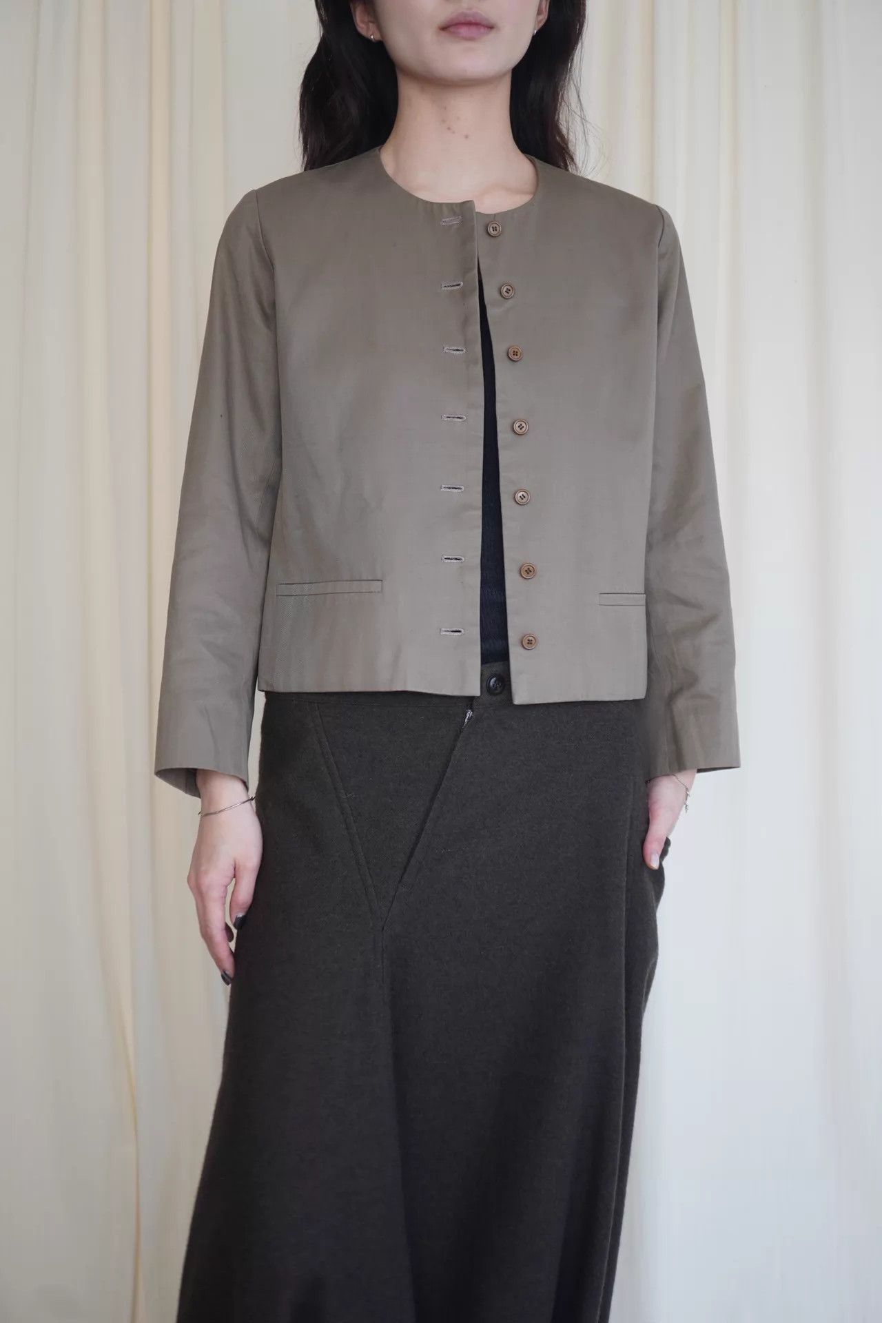 Kenzo Kenzo 80s Early Straight Cut Cotton Short Jacket M Size M / US 6-8 / IT 42-44 - 8 Thumbnail