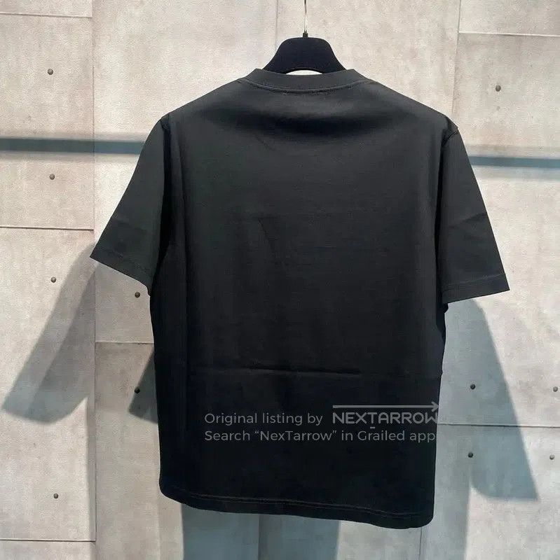 Lanvin Lanvin Men's Summer Black Cotton T-Shirt . Size US L / EU 52-54 / 3 - 3 Thumbnail