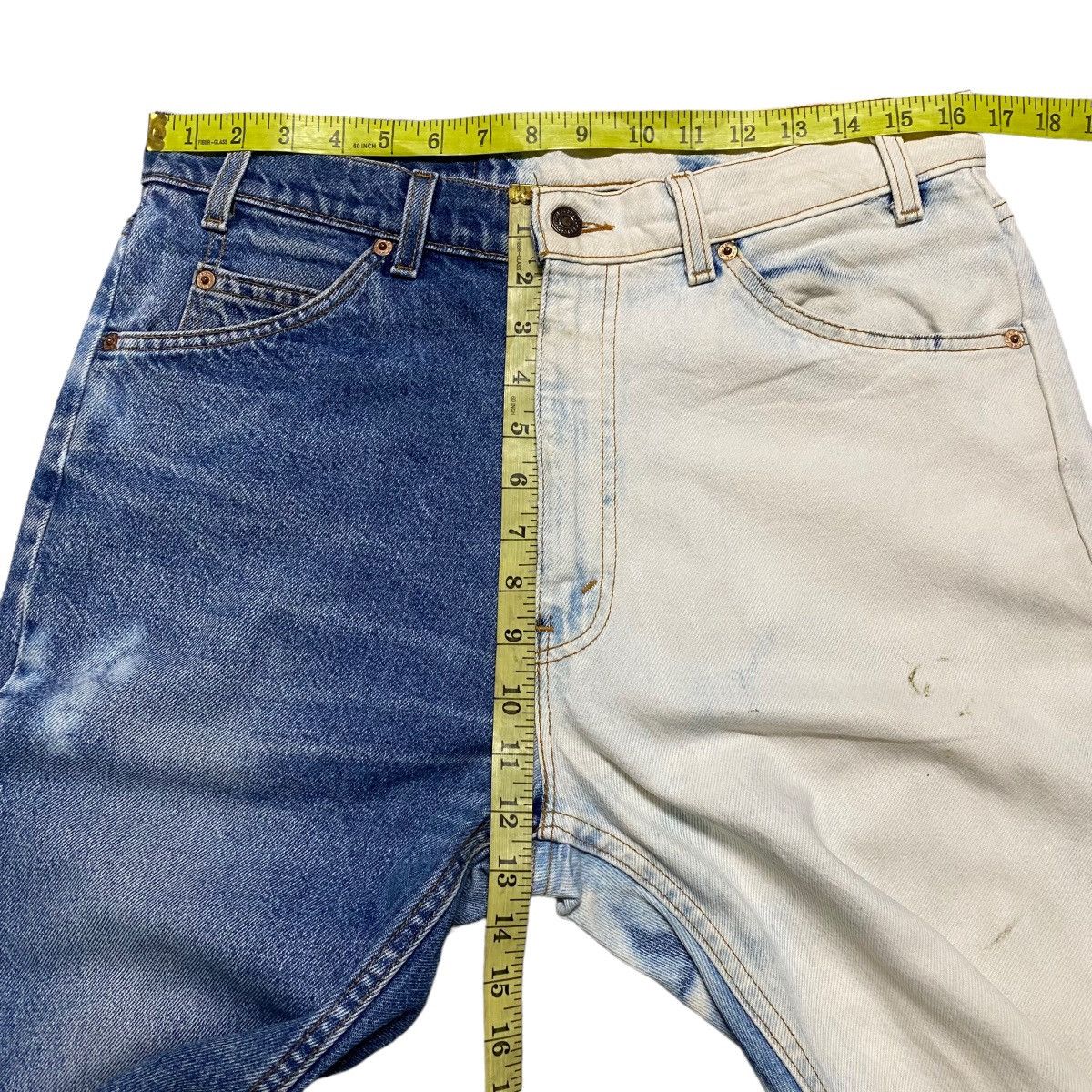 Levi's Vintage 90s Levis 505 Regular Fit Straight Leg Jeans Bleach Size US 33 - 21 Thumbnail