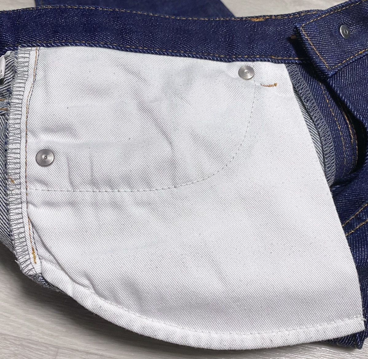 A.P.C. Womens A.P.C. APC Rue Madame Paris Slim Fit Navy Denim Jeans Size 28" / US 6 / IT 42 - 21 Thumbnail