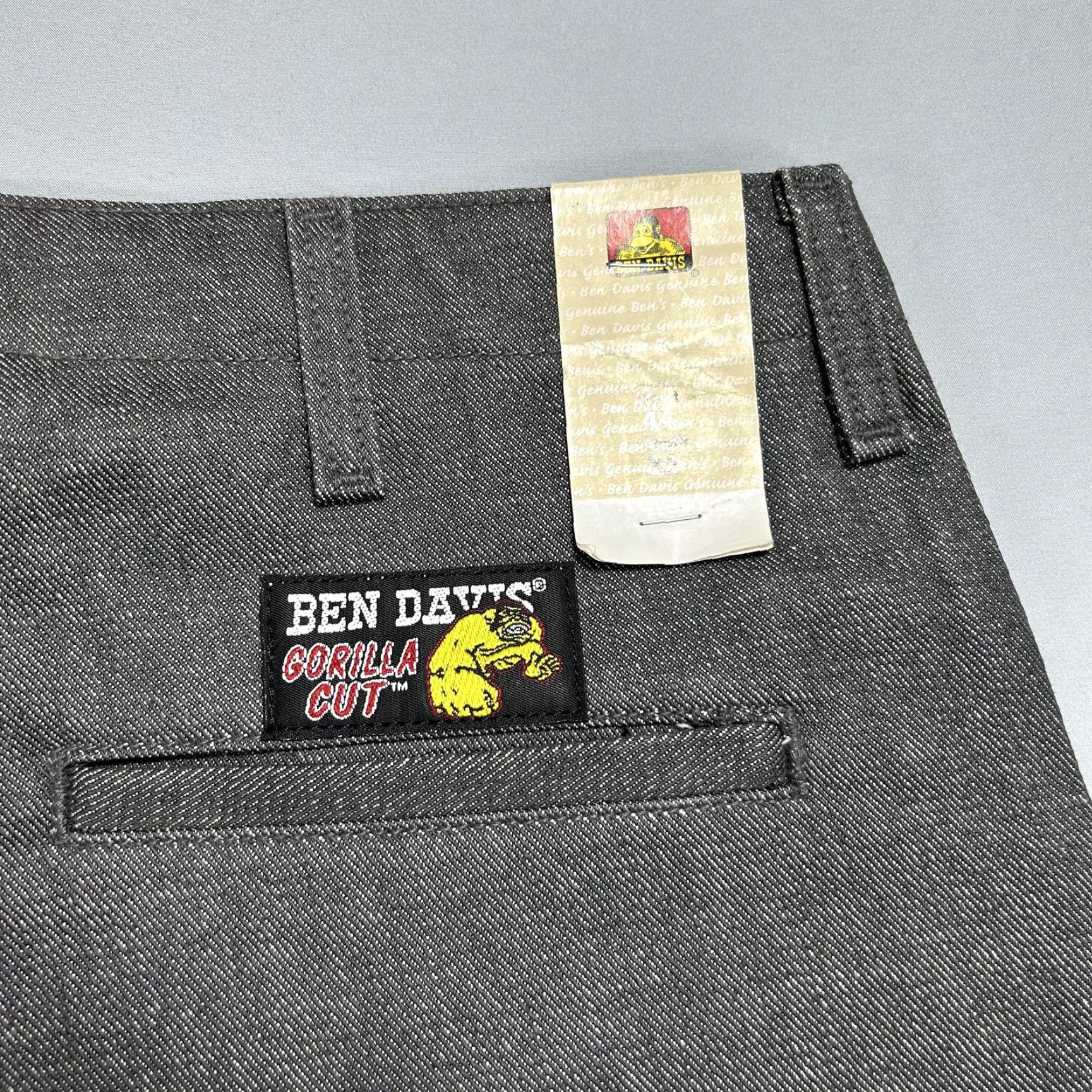 Ben Davis NEW Ben Davis Gorilla Cut Pants Mens 44x34 Gray Workwear Wide Leg Cotton USA Size US 44 / EU 60 - 3 Thumbnail