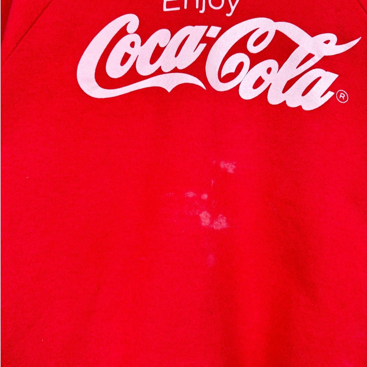 Coca Cola × Vintage VTG 90s Coca Cola Coke Raglan Sweatshirt Mens Sz L Red Size US L / EU 52-54 / 3 - 6 Thumbnail