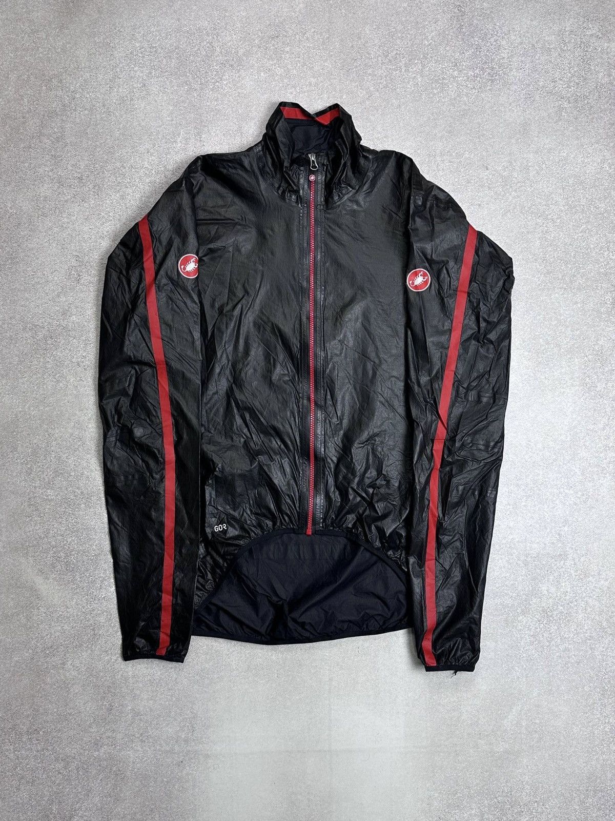 Vintage Castelli Nylon Cycling Reflective Black Jacket XL Size US XL / EU 56 / 4 - 1 Thumbnail