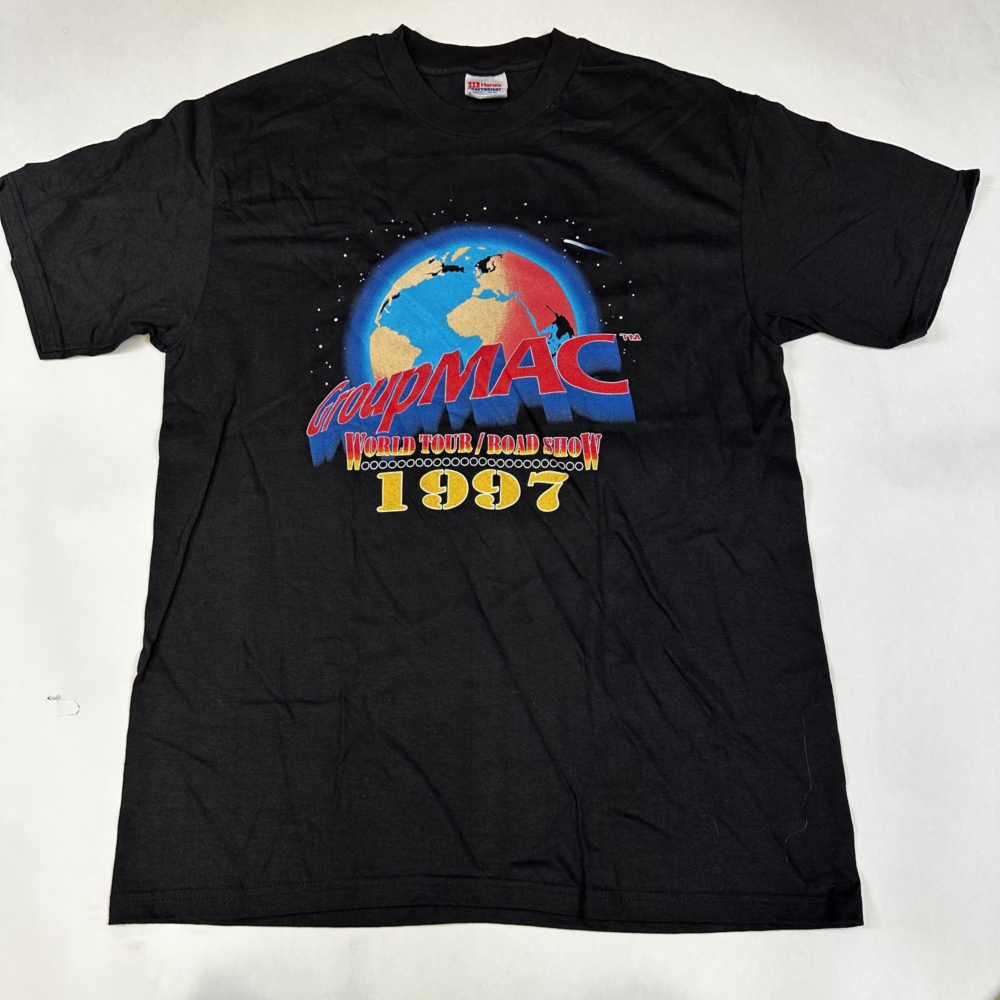Hanes GroupMAC 1997 World Tour Road Show Black T-Shirt Hanes Heavy Size US L / EU 52-54 / 3 - 1 Thumbnail