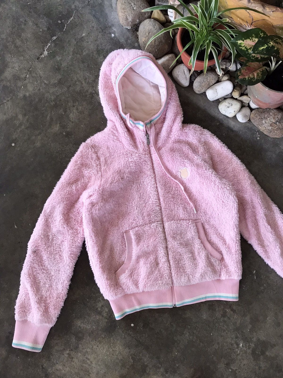 K-Swiss × Vintage K-Swiss Deep Pile Fleece Spellout Jacket Unisex🔥 Size M / US 6-8 / IT 42-44 - 7 Thumbnail