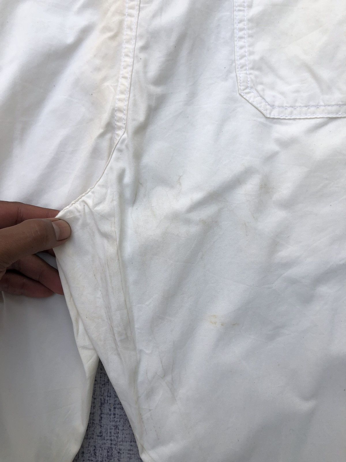 Designer × Japanese Brand Very Rare Cargo Pants Faded White Multipocket Tactical Size US 36 / EU 52 - 16 Thumbnail