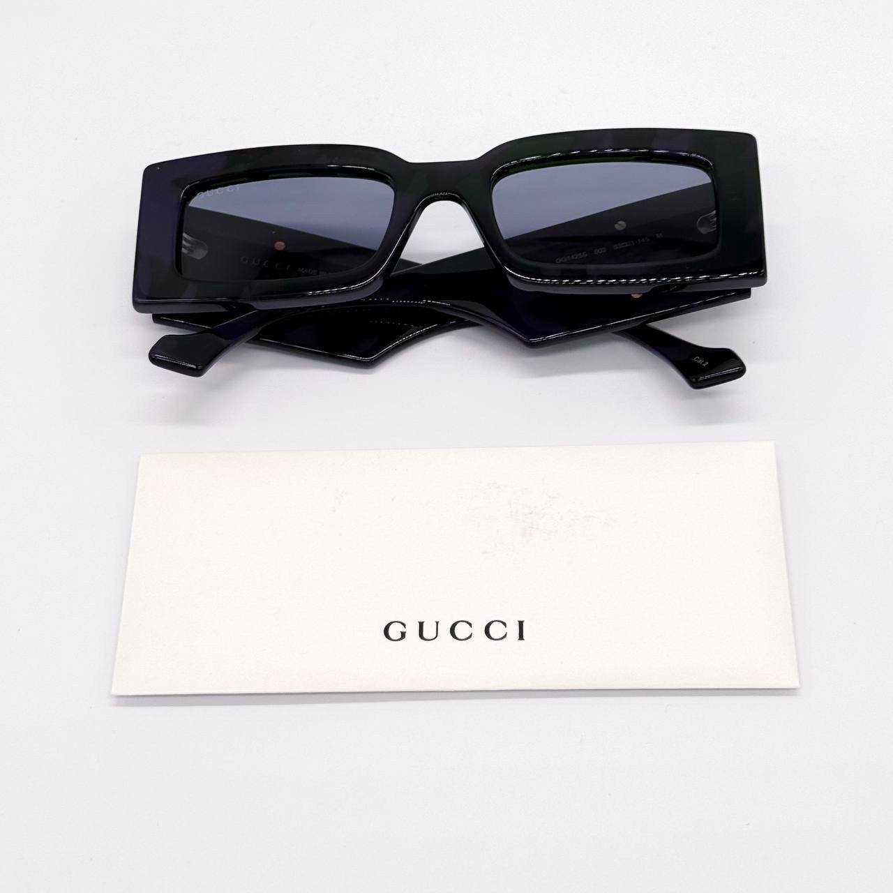 Gucci NEW GUCCI GG1425S 003 SQUARE HAVANA PURPLE WOMEN SUNGLASSES Size ONE SIZE - 12 Thumbnail