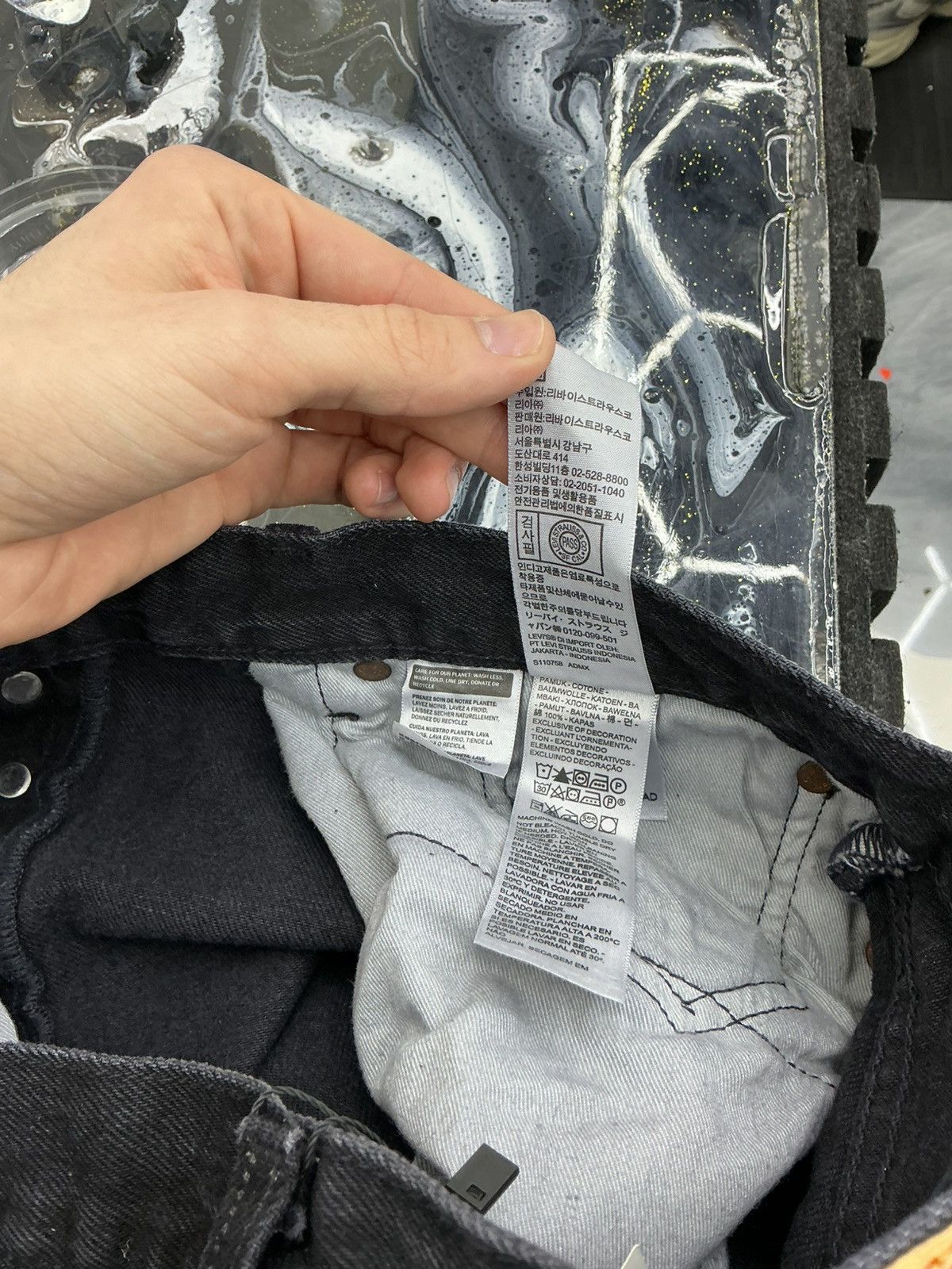 DENIM TEARS Denim Tears x Offset Jeans Black Size 32x32 Size US 32 / EU 48 - 12 Thumbnail