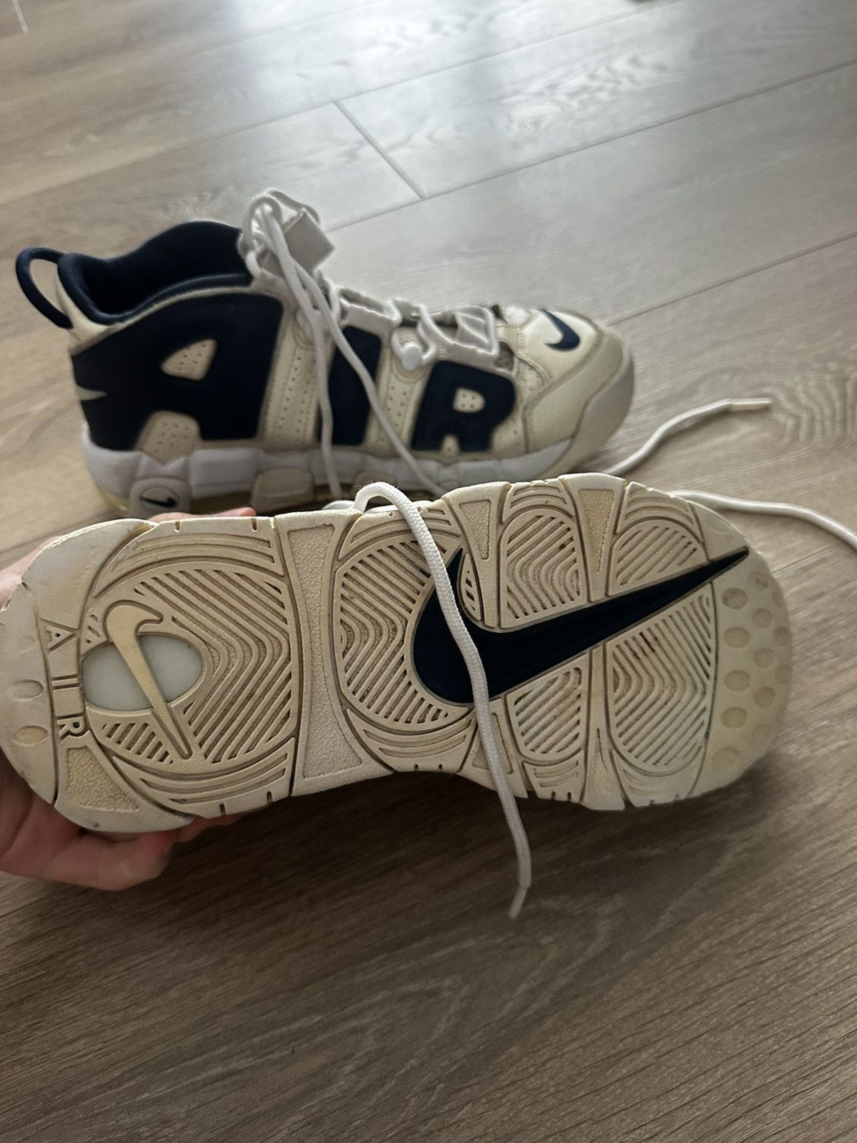 Nike Baskets Nike Air More Uptempo '96 Sail Navy Size US 8.5 / EU 41-42 - 2 Thumbnail