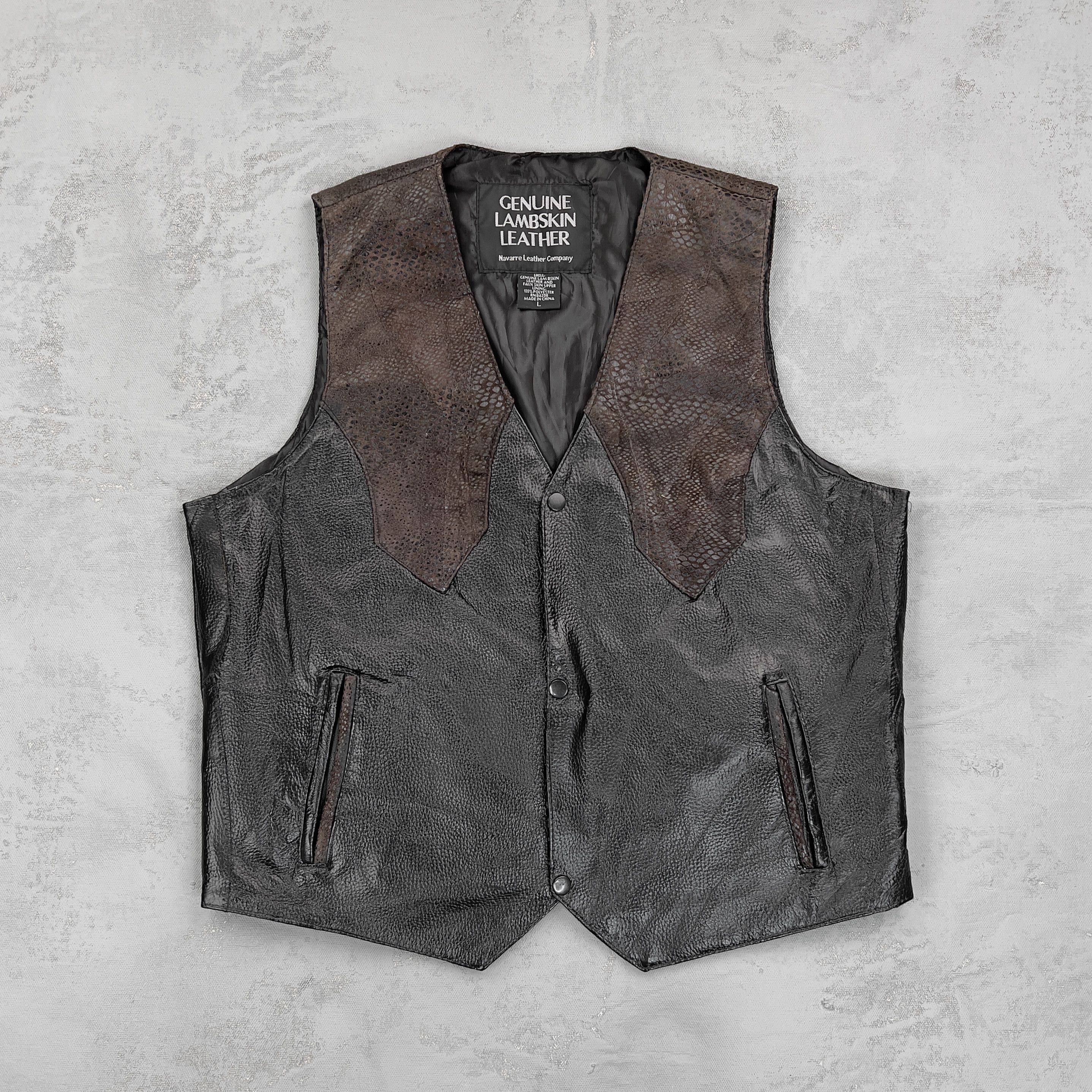 Navarre leather company vest outlet