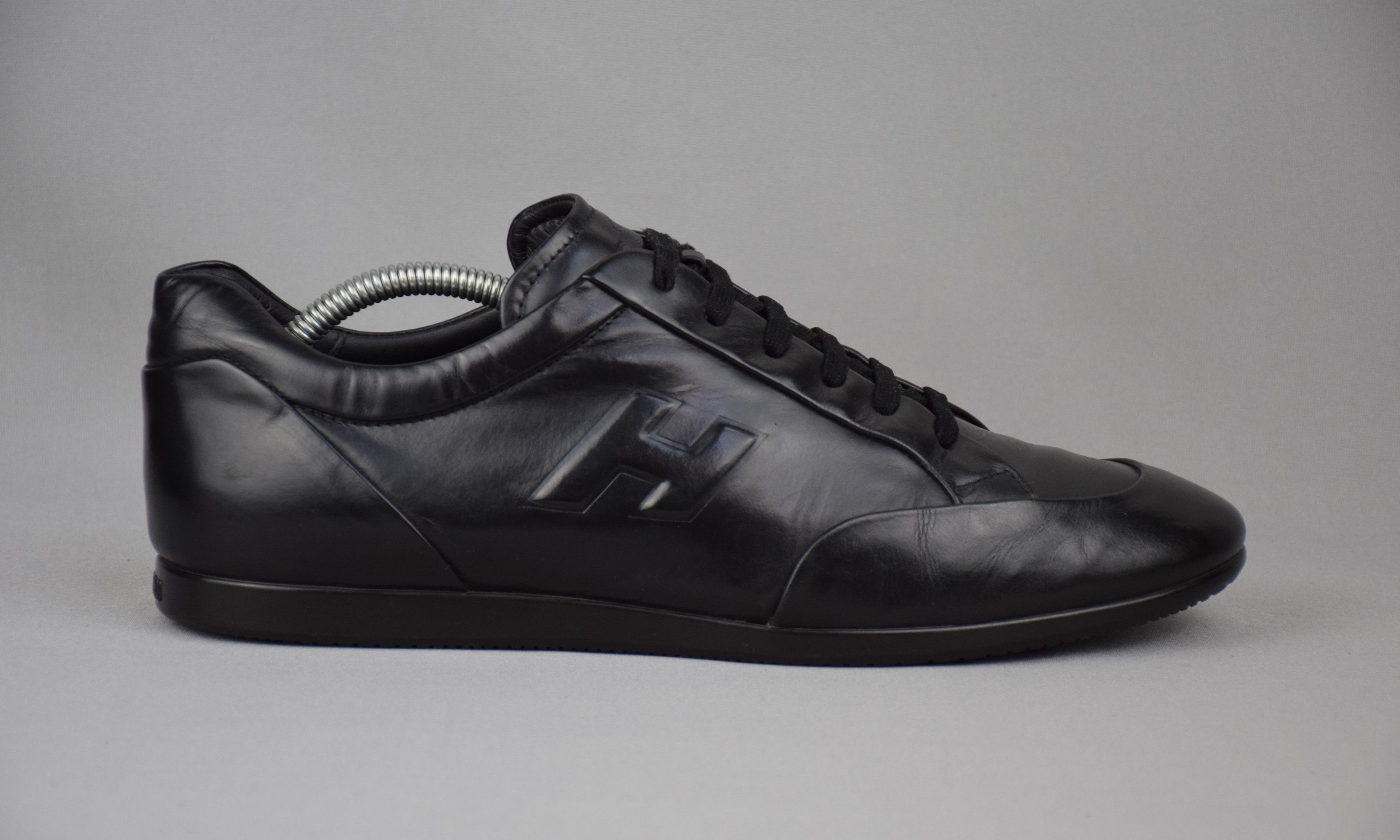 Hogan Rare HOGAN Leather Sneakers Black US 10.5 UK 9 EU 43 Size US 10.5 / EU 43-44 - 1 Thumbnail