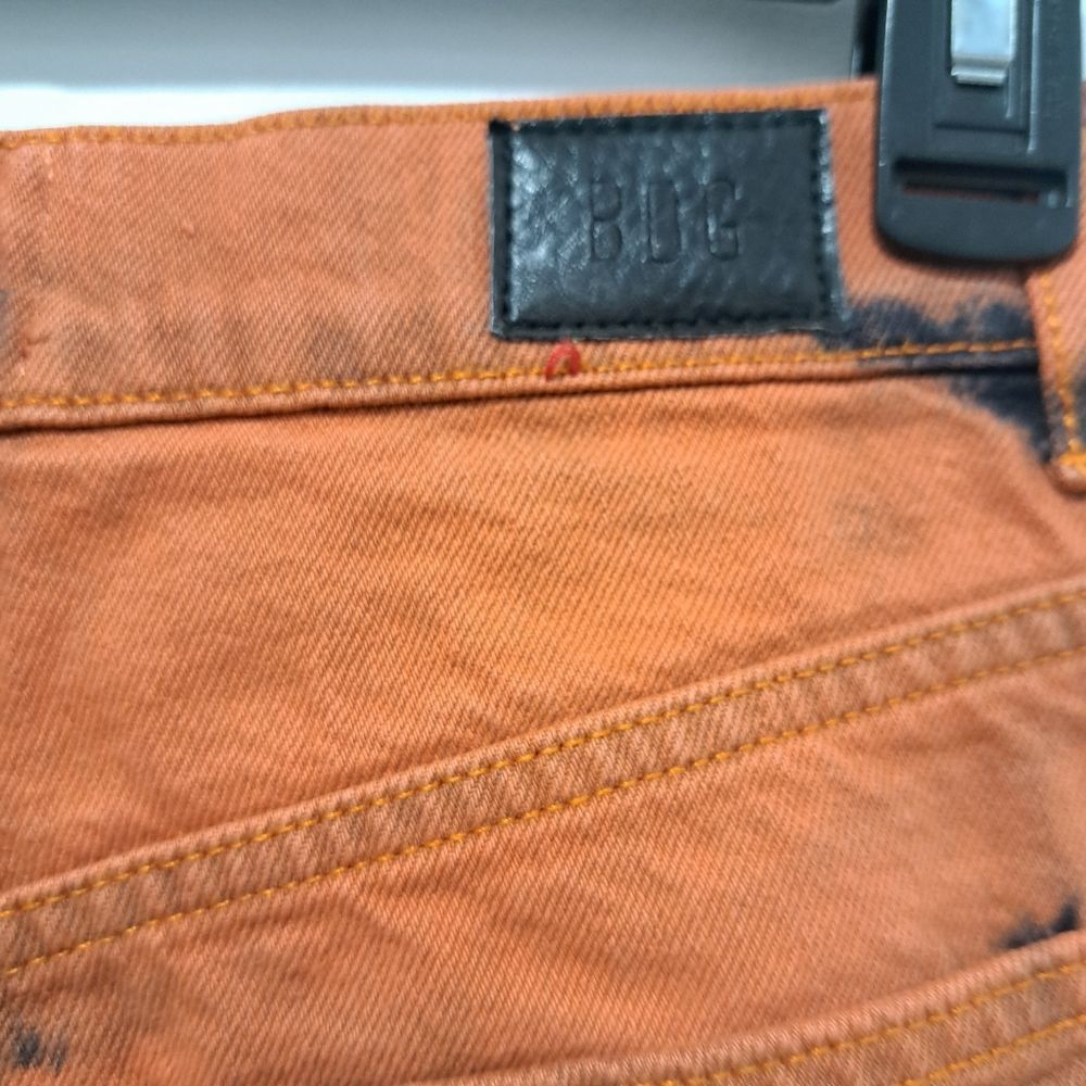 Bdg BDG The A Wide Leg Ombre Acid Wash Grunge Streetwear Baggy Jeans Size 26 Orange Size 26" / US 2 / IT 38 - 9 Thumbnail