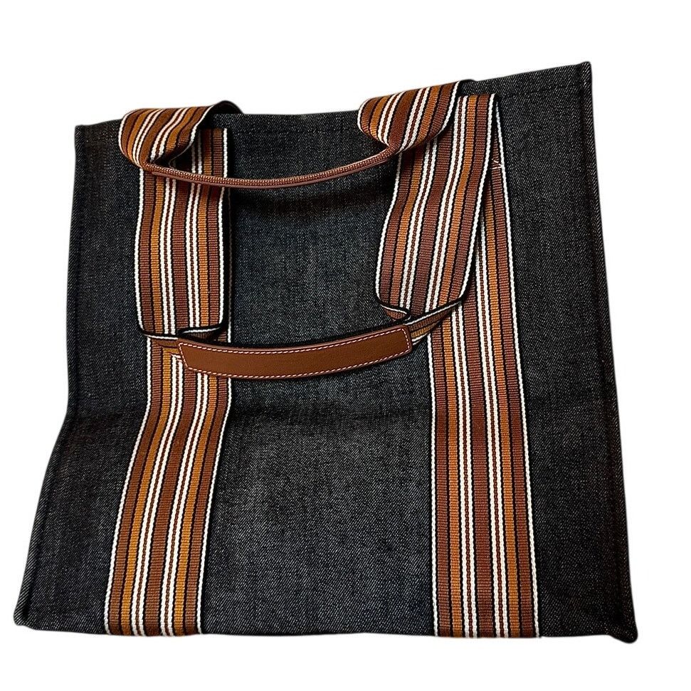Loro Piana Loro Piana NWT Denim The Suitcase Stripe Small Cube Size ONE SIZE - 7 Thumbnail