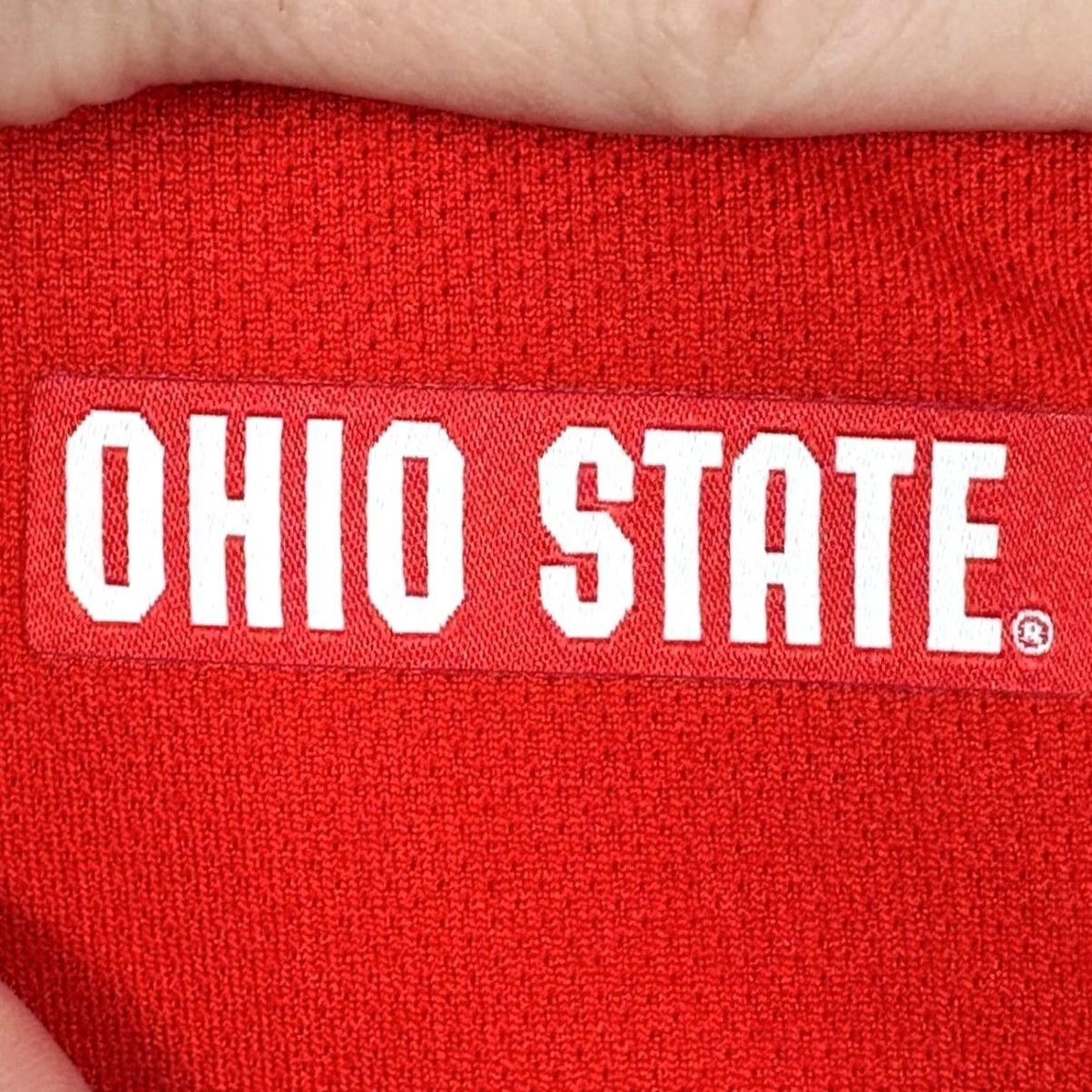 Nike Nike Dri-Fit Buckeyes Polo Shirt Mens M Red Golf Performance EUC Size US M / EU 48-50 / 2 - 6 Thumbnail