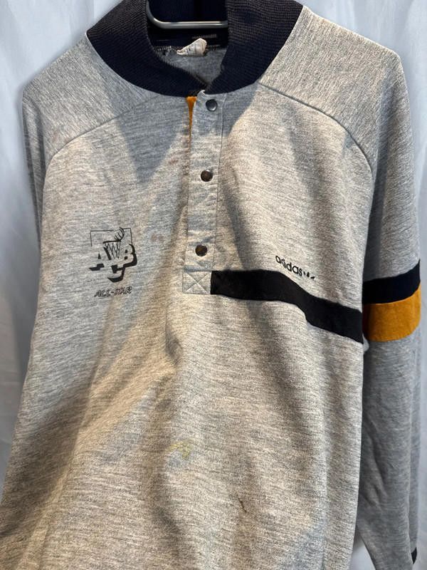 Adidas Vintage Adidas 1/4 Button up Size US XL / EU 56 / 4 - 7 Thumbnail