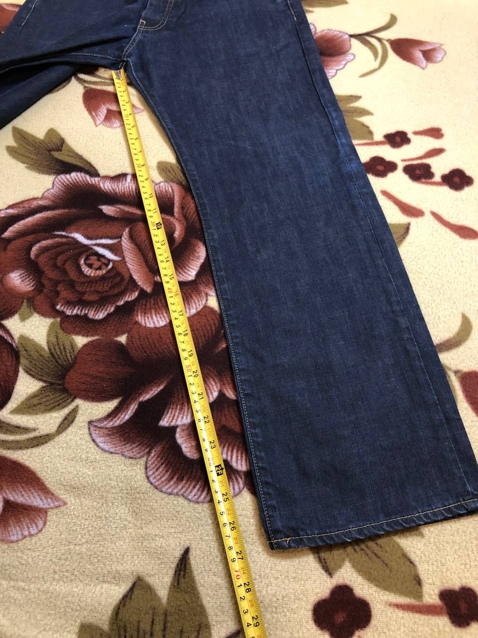 G-Star G Star Raw 3301 Slim Straight Jean Blue Button Fly Size US 30 / EU 46 - 8 Thumbnail