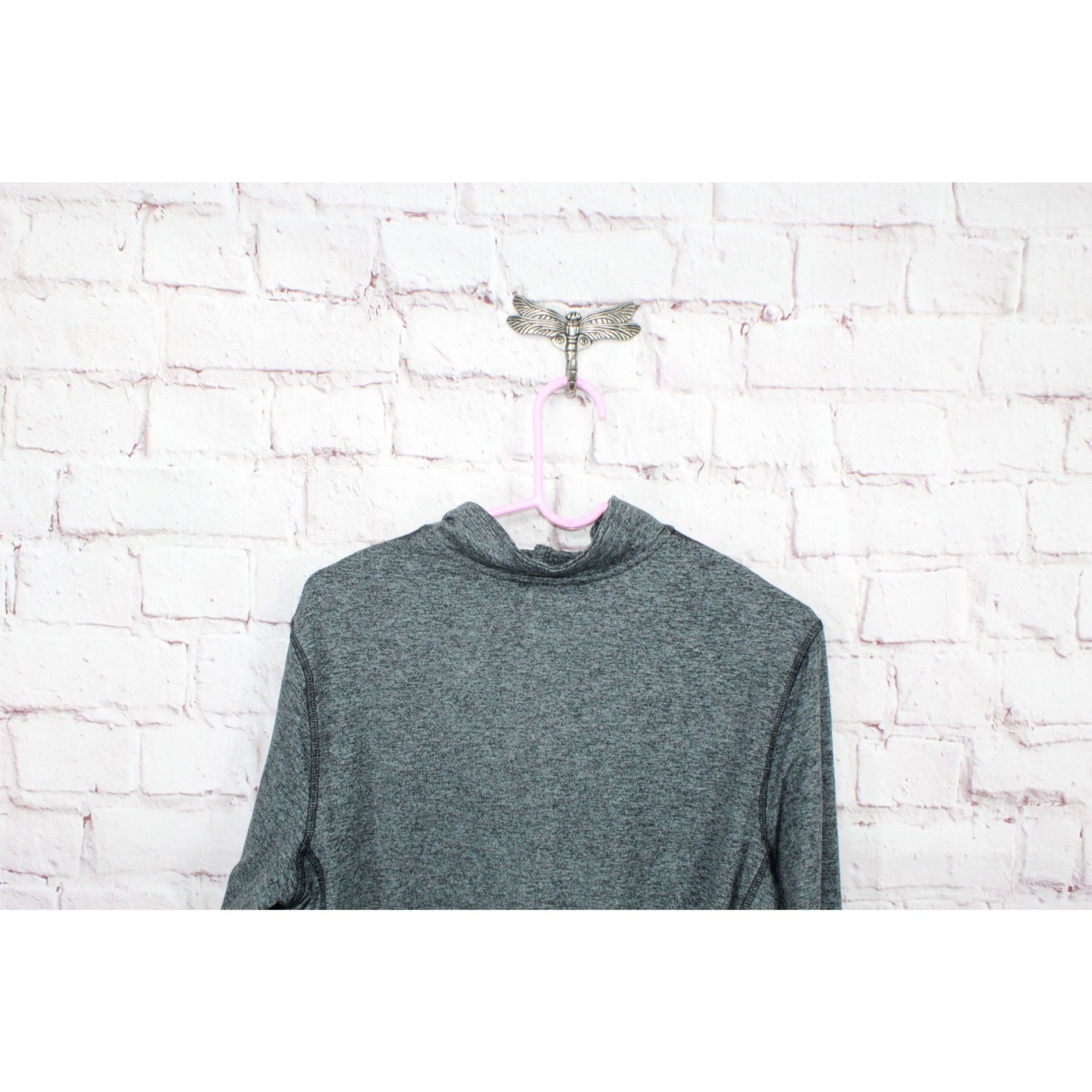 L.L. Bean LL Bean VentureSoft Black Marl Quarter Zip Pullover Size M / US 6-8 / IT 42-44 - 5 Thumbnail