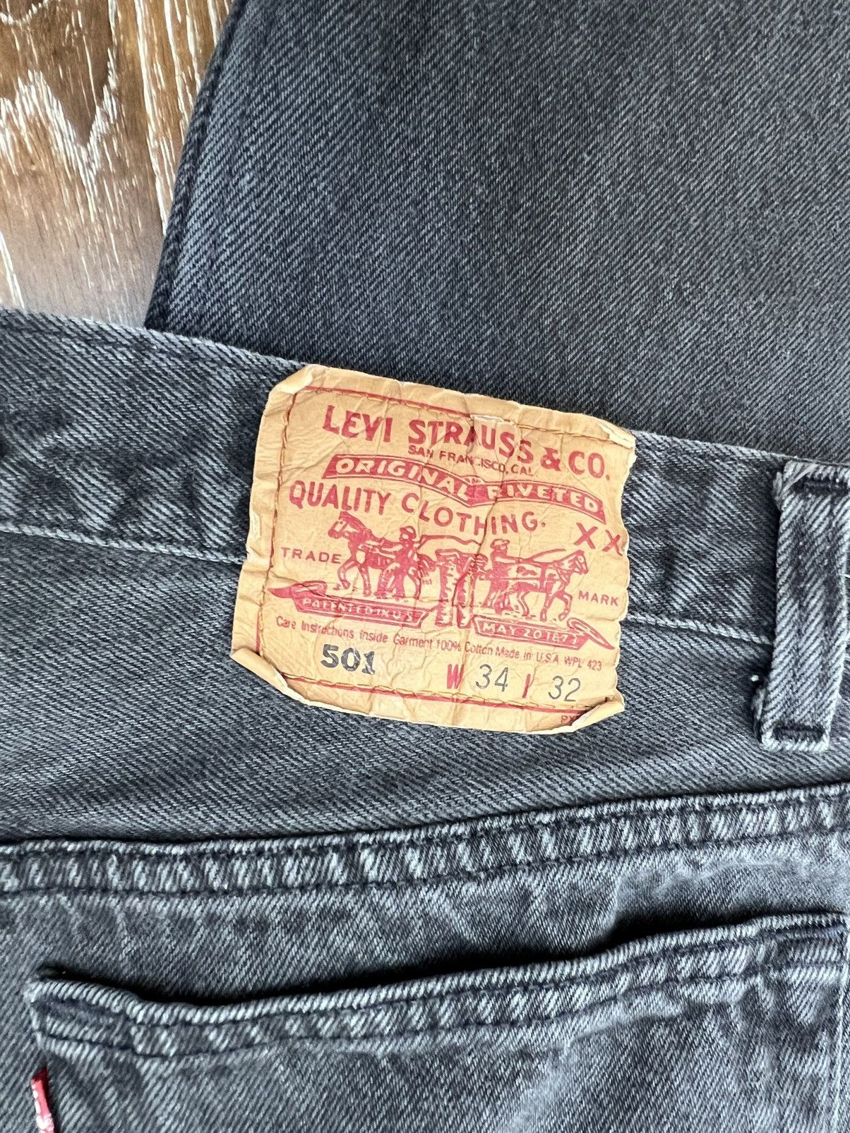 Levi's × Vintage Vintage levis 501 jeans Size US 32 / EU 48 - 3 Thumbnail