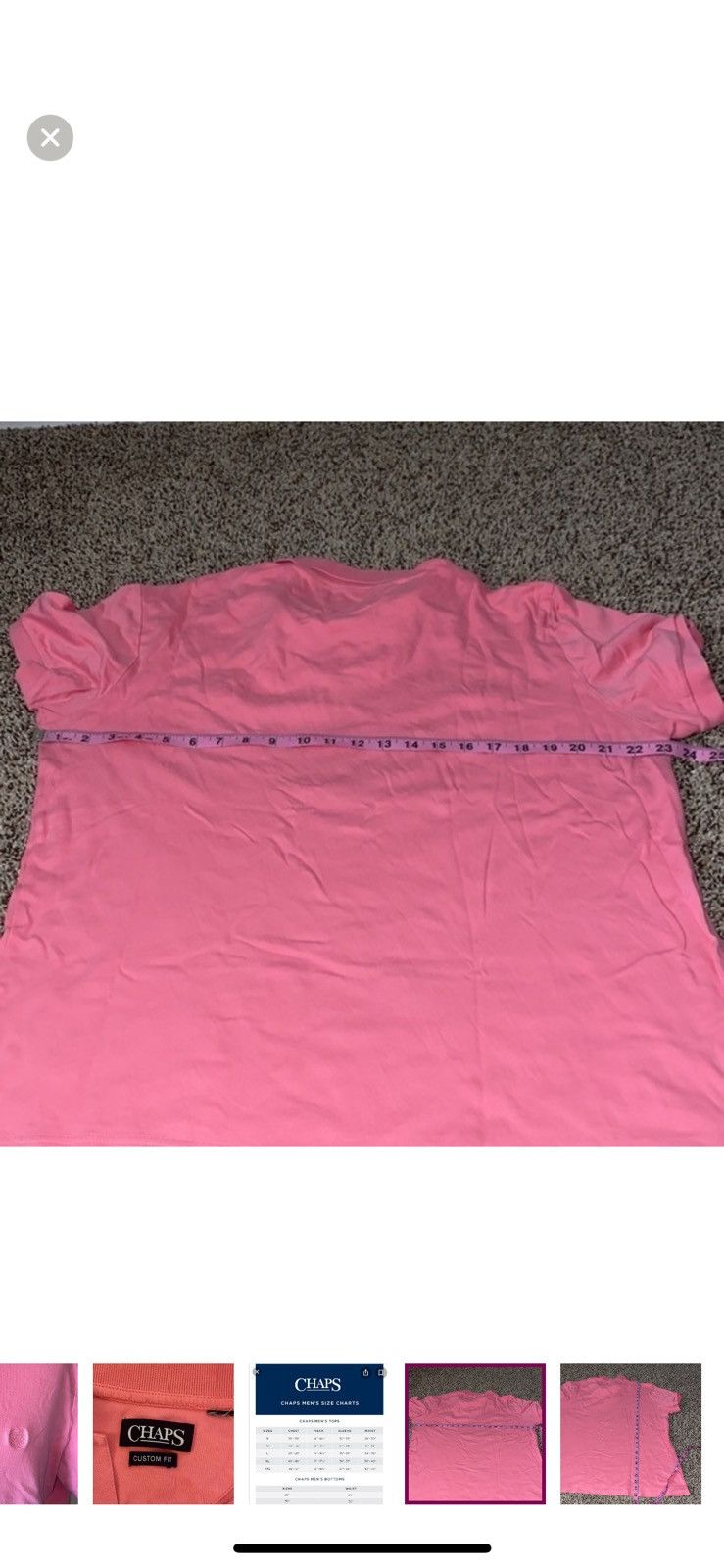 Chaps Ralph Lauren Chaps by Ralph Lauren pink polo shirt Size US L / EU 52-54 / 3 - 3 Thumbnail