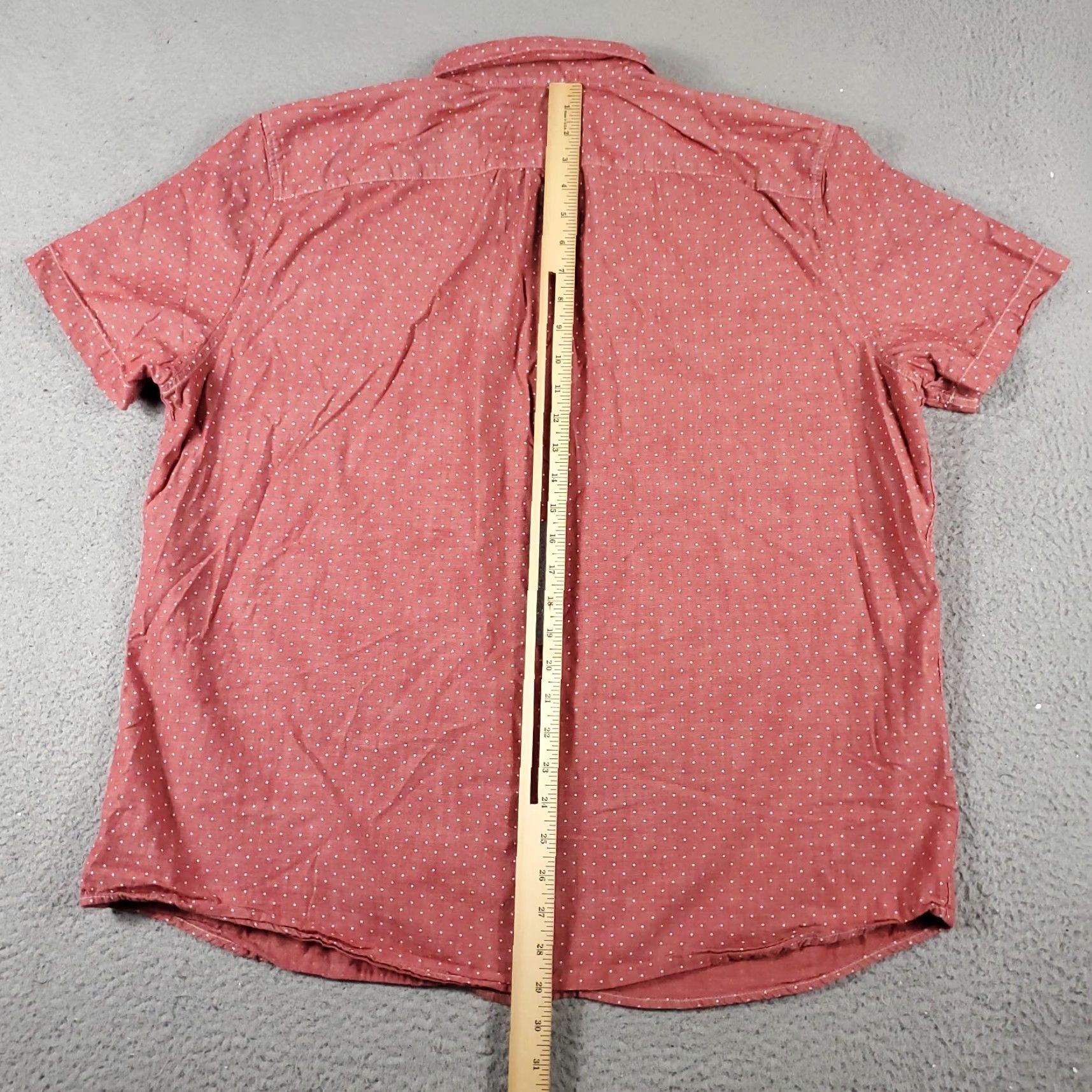 American Eagle Outfitters American Eagle Outfitters Shirt Mens 2XL Red Button-Up Short Sleeve Cotton Button-Front Casual Everyday Mens Size US XXL / EU 58 / 5 - 3 Thumbnail