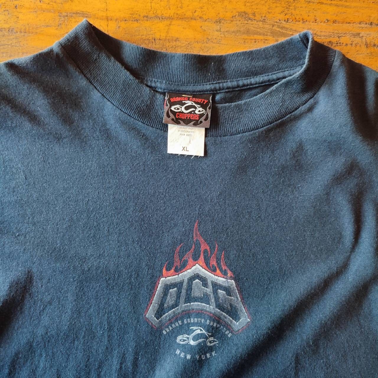 Harley Davidson × Vintage × West Coast Choppers Orange County Choppers Long Sleeve Shirts Size US XL / EU 56 / 4 - 4 Thumbnail