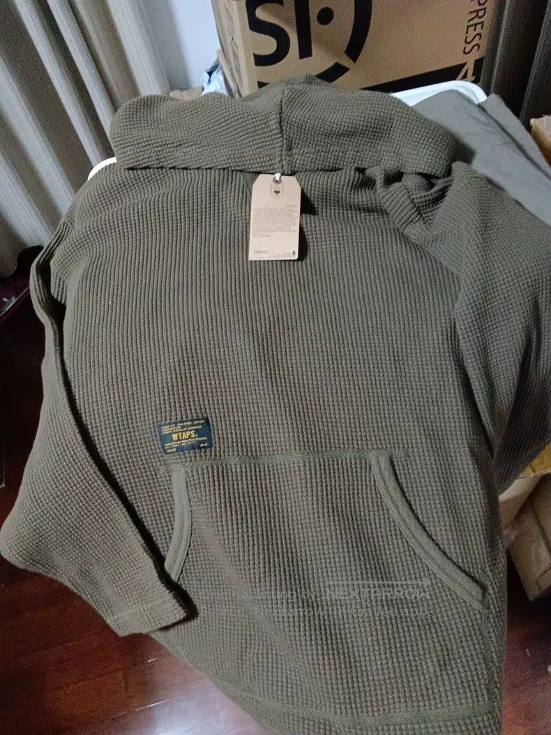 Wtaps Wtaps Waffle Hat Sweatshirt Size US L / EU 52-54 / 3 - 1 Thumbnail