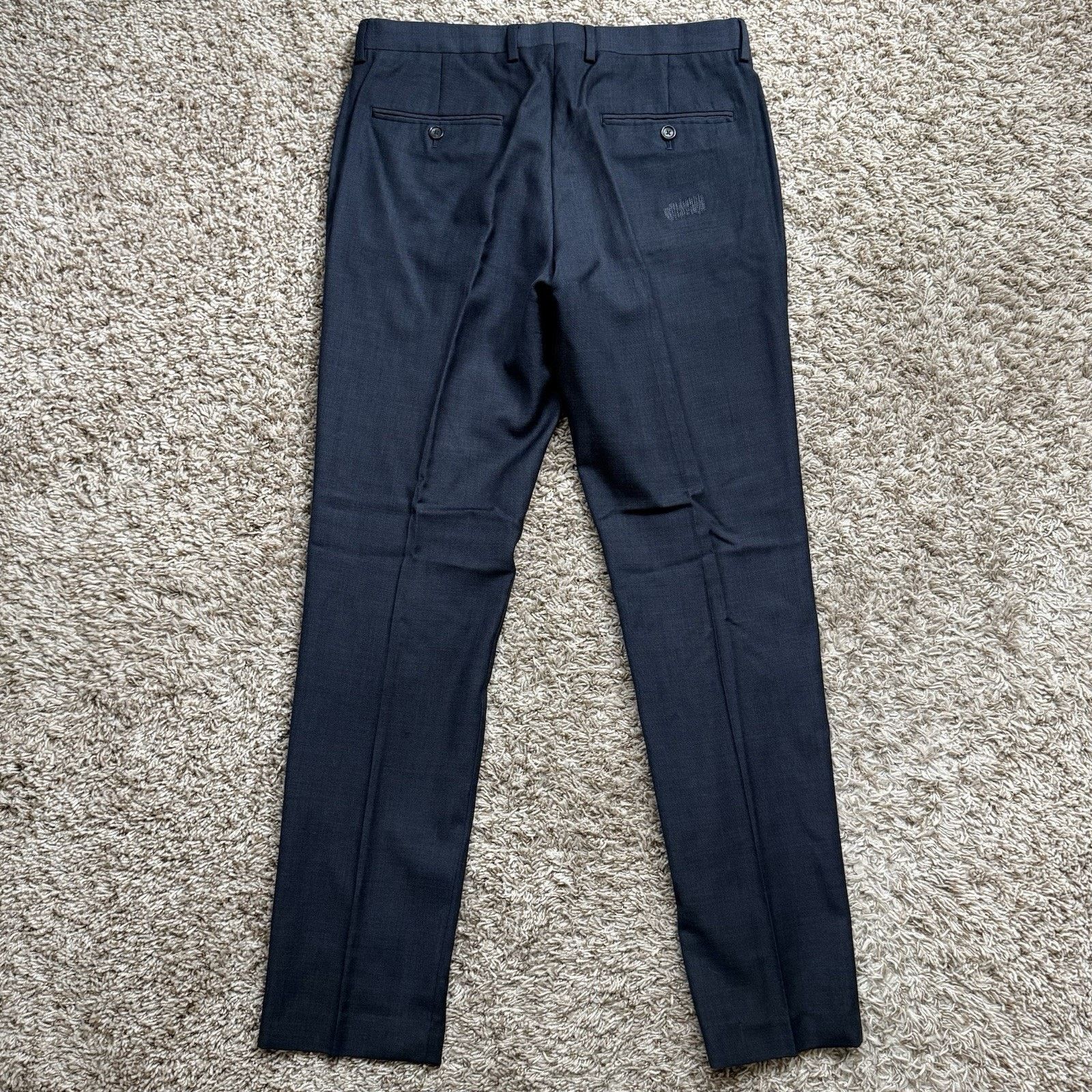 J.Crew J.Crew Ludlow Tollegno 1900 Wool Suit Navy Blue Jacket 40R Size 40R - 11 Thumbnail