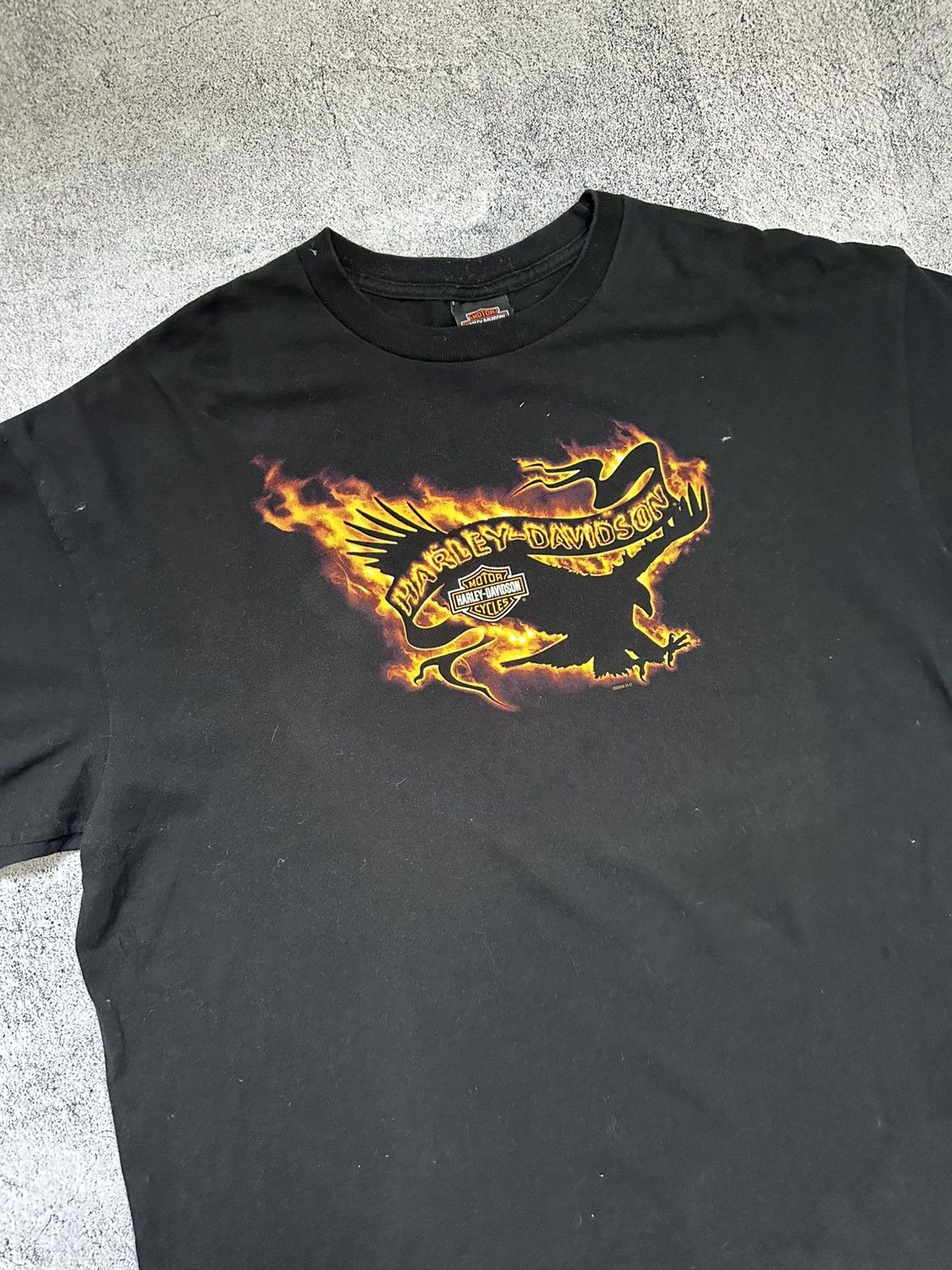 Harley Davidson Vintage Harley Davidson T-shirt London Stratstone Moto Size US XXL / EU 58 / 5 - 8 Thumbnail