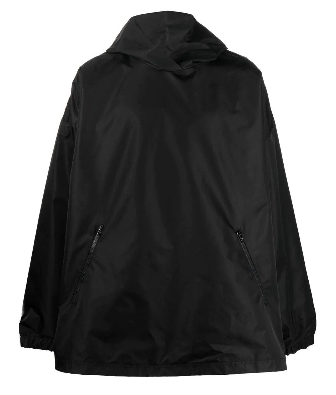 Balenciaga Balenciaga Pull Over Jacket Nylon Bomber Black Size 2 Size US XXL / EU 58 / 5 - 9 Thumbnail