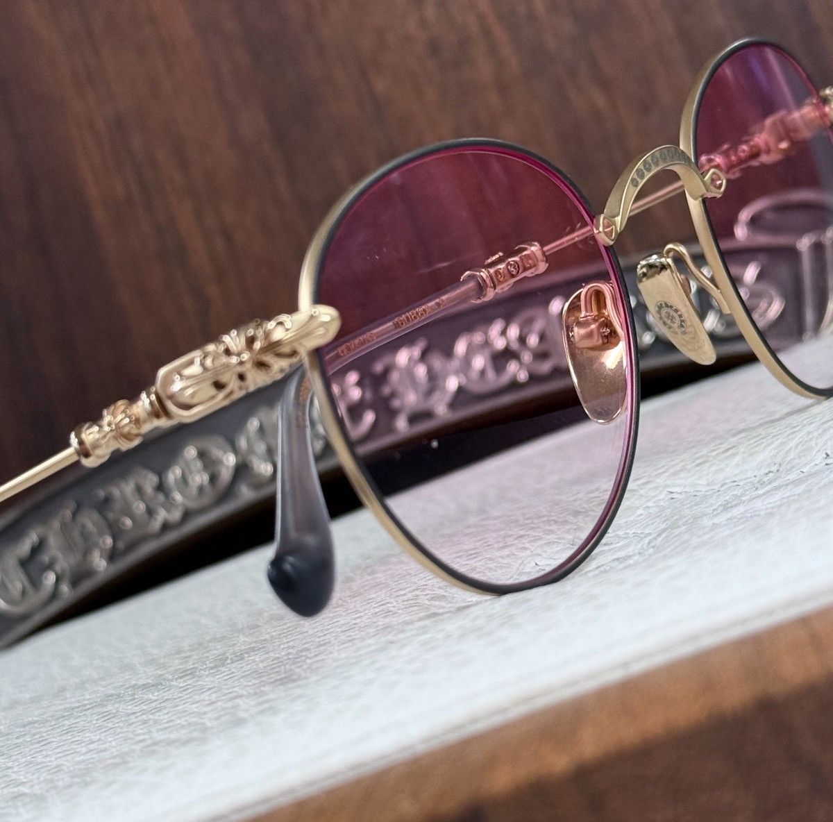 Chrome Hearts Chrome Hearts BUBBA - A 1/1 Sunglasses Size ONE SIZE - 8 Thumbnail