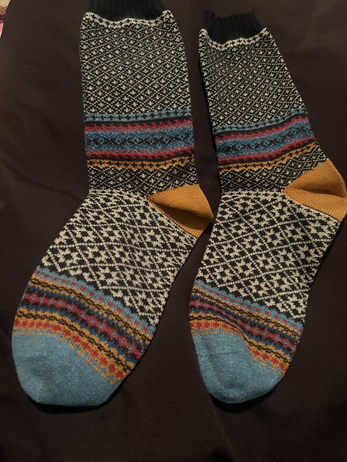 CHUP CHUP wool knit handwoven Japanese made designer socks | Grailed